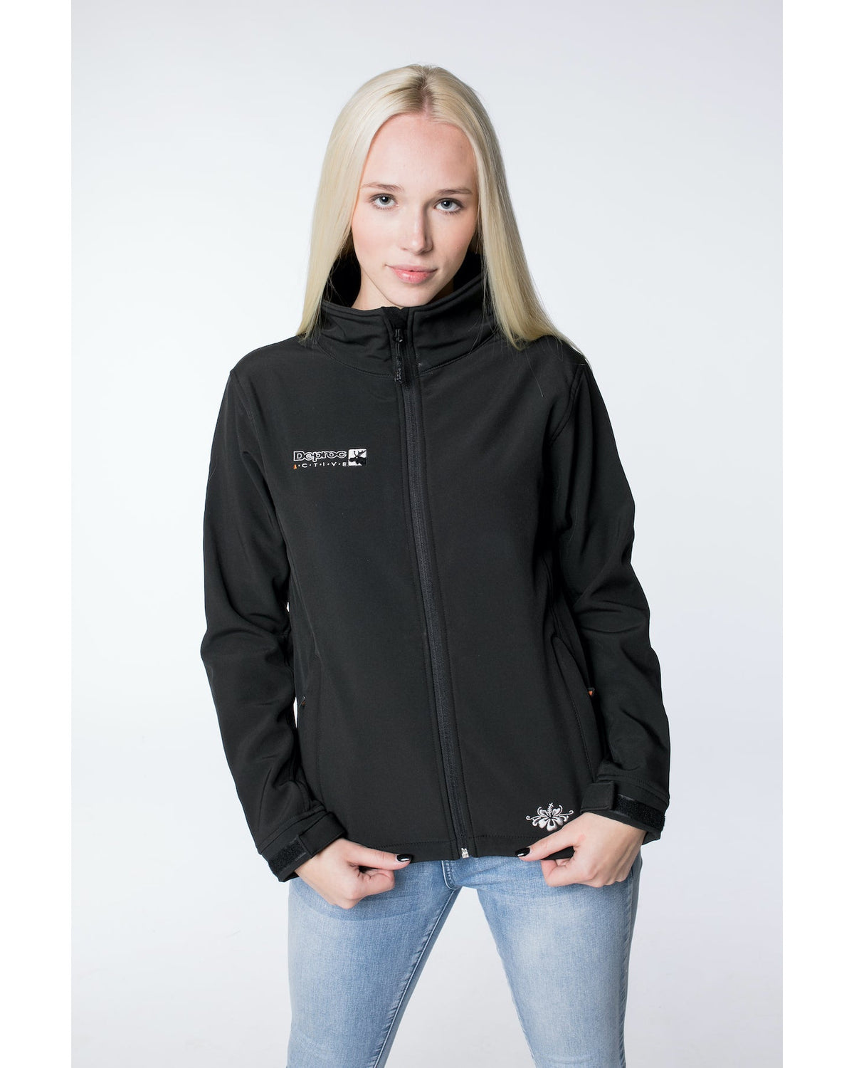 DEPROC WESTLOOK Softshelljacke Damen Schwarz
