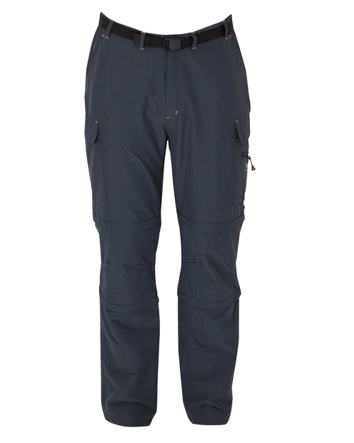 DEPROC Outdoorhose & Trekkinghose Damen KENORA WOMEN Full Stretch Double Zip-Off Darkanthrazit
