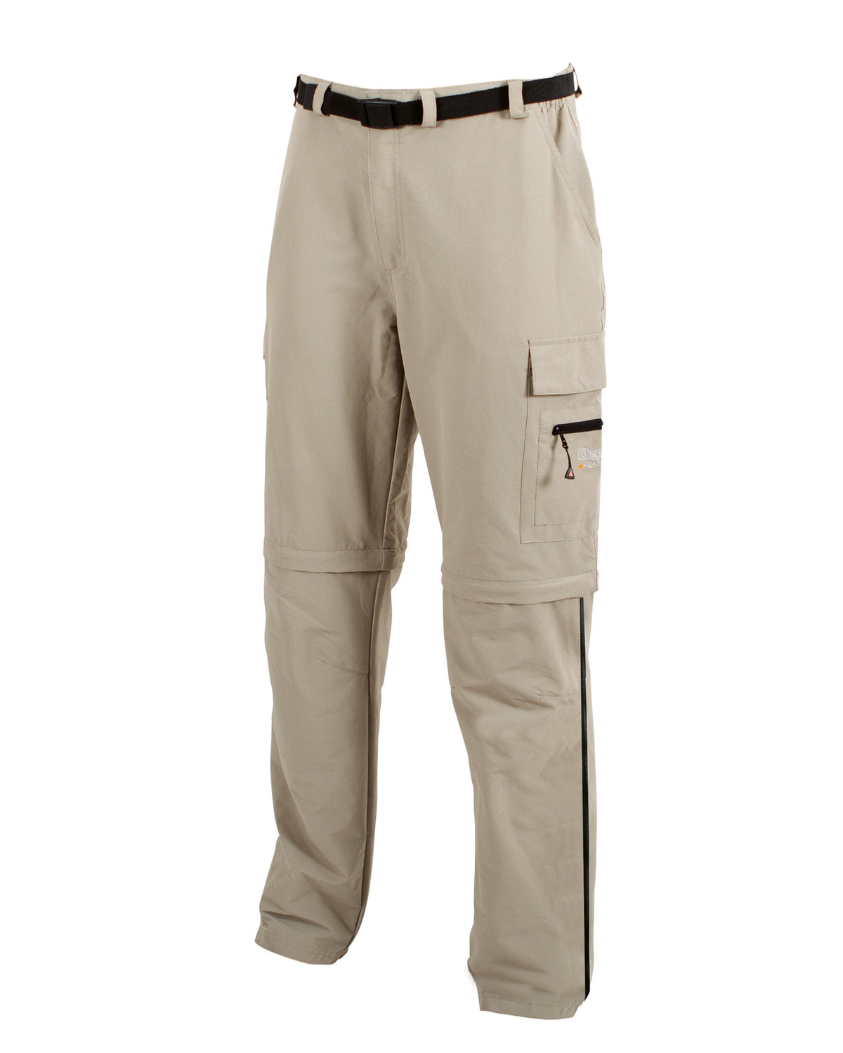 DEPROC 4-Wege-Elastische Outdoorhose Herren KENTVILLE FULLSTRETCH T-ZIP-OFF Men Sand