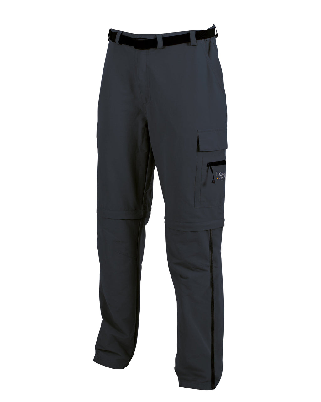 DEPROC 4-Wege-Elastische Outdoorhose Herren KENTVILLE FULLSTRETCH T-ZIP-OFF Men Darkanthrazit