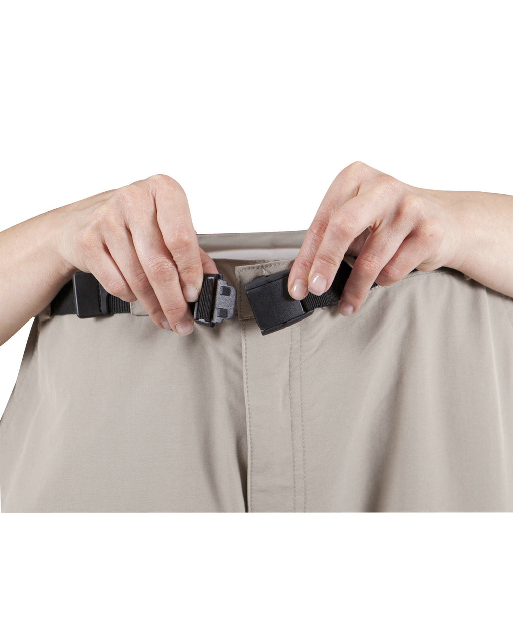 DEPROC 4-Wege-Elastische Outdoorhose Herren KENTVILLE FULLSTRETCH T-ZIP-OFF Men Sand