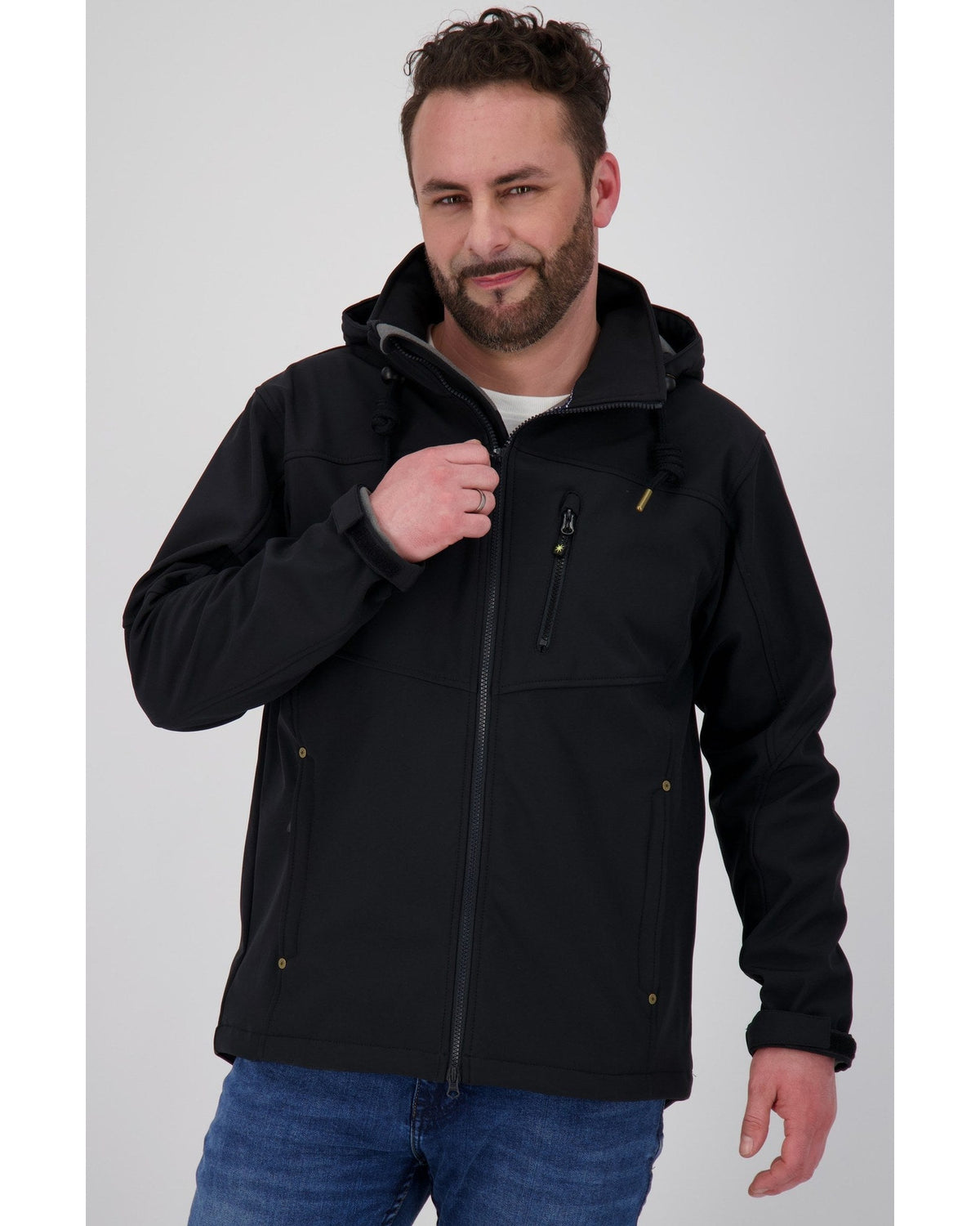 Softshelljacke #ankerglutfreiheit Schwarz