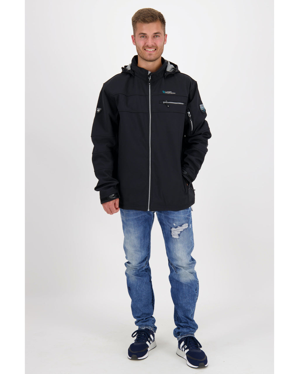 Softshelljacke LINEA PRIMERO SIMARD PEAK Men Schwarz