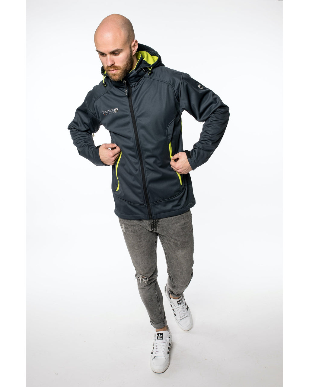 DEPROC Softshelljacke Herren DOWNTON PEAK Men mit abnehmbarer Kapuze