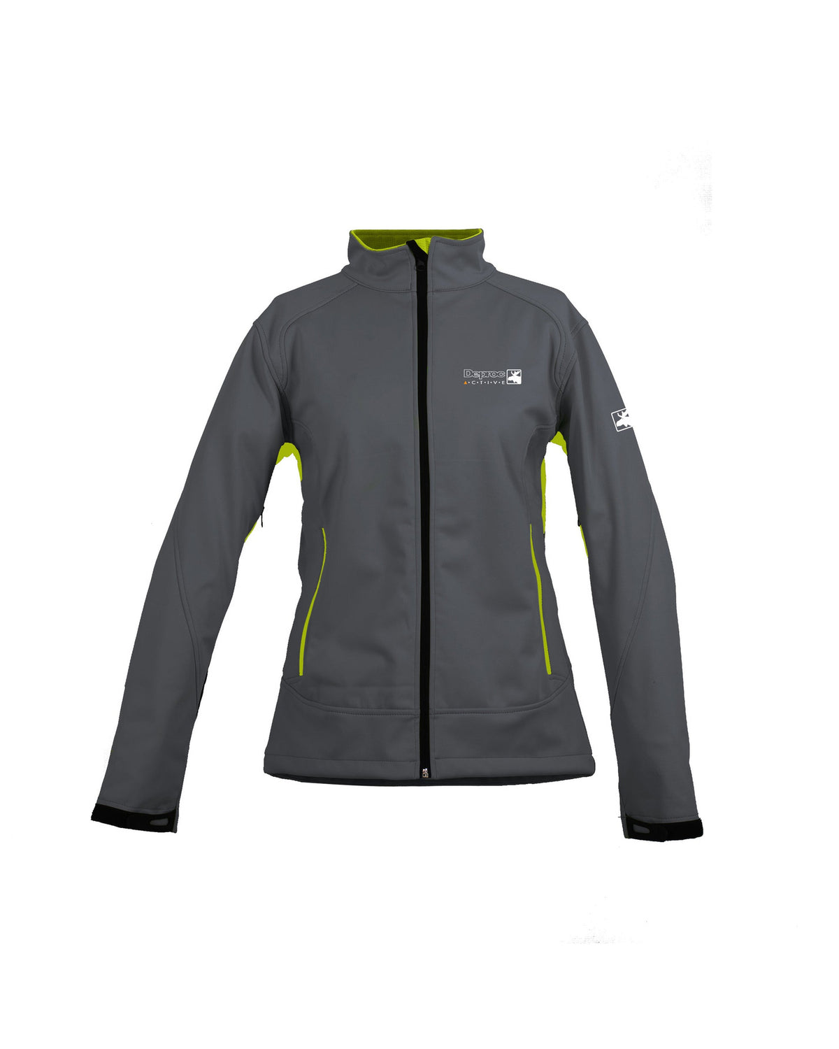 DEPROC Softshelljacke Herren DOWNTON PEAK Men mit abnehmbarer Kapuze Darkgrey