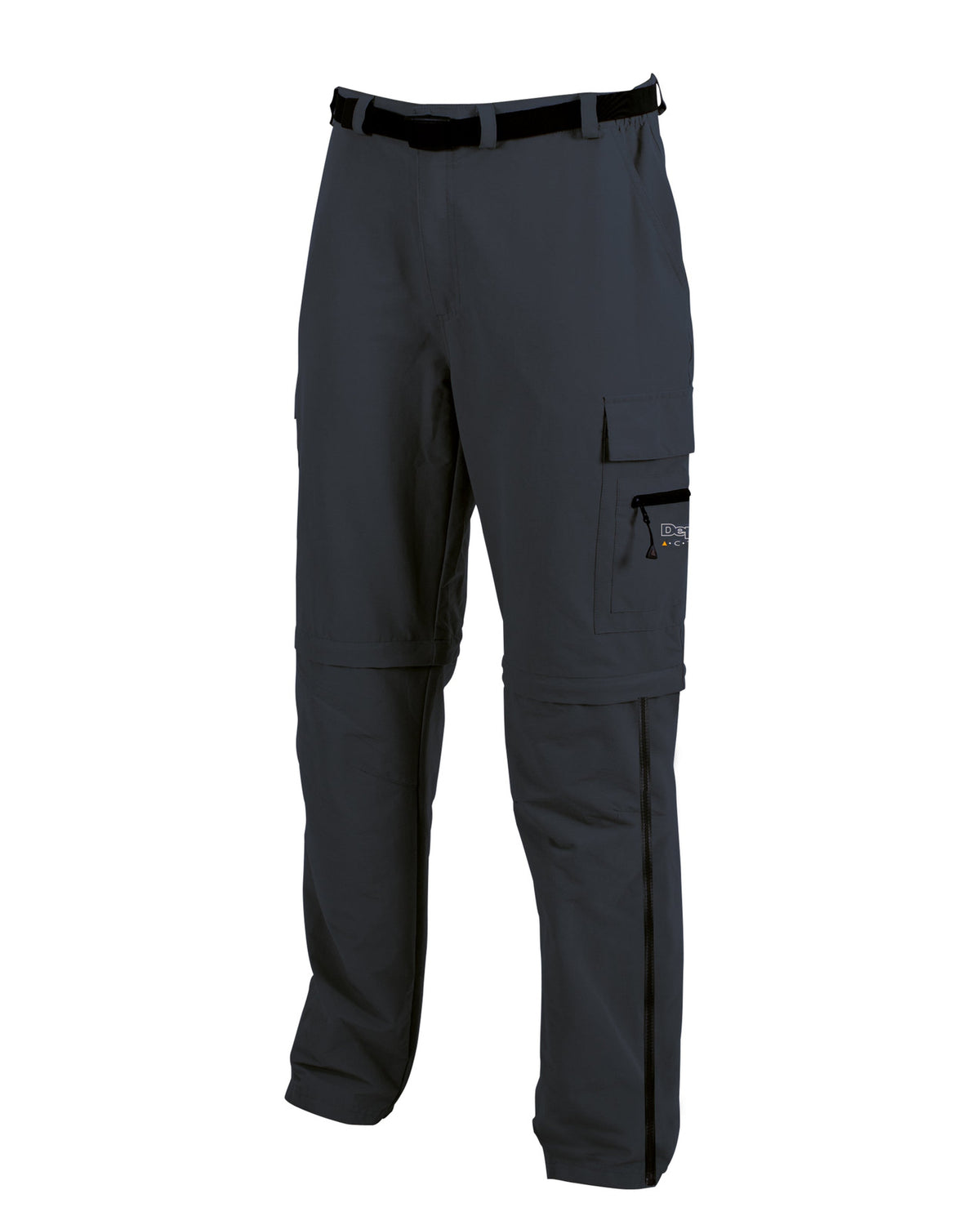 DEPROC Trekkinghose & Outdoorhose Damen KENORA T-ZIP-OFF mit seitlichem RV Darkanthrazit