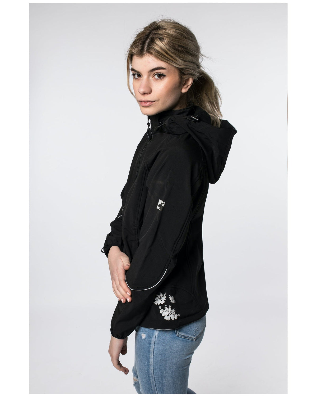 DEPROC Softshelljacke Damen NIGEL PEAK WOMEN Schwarz