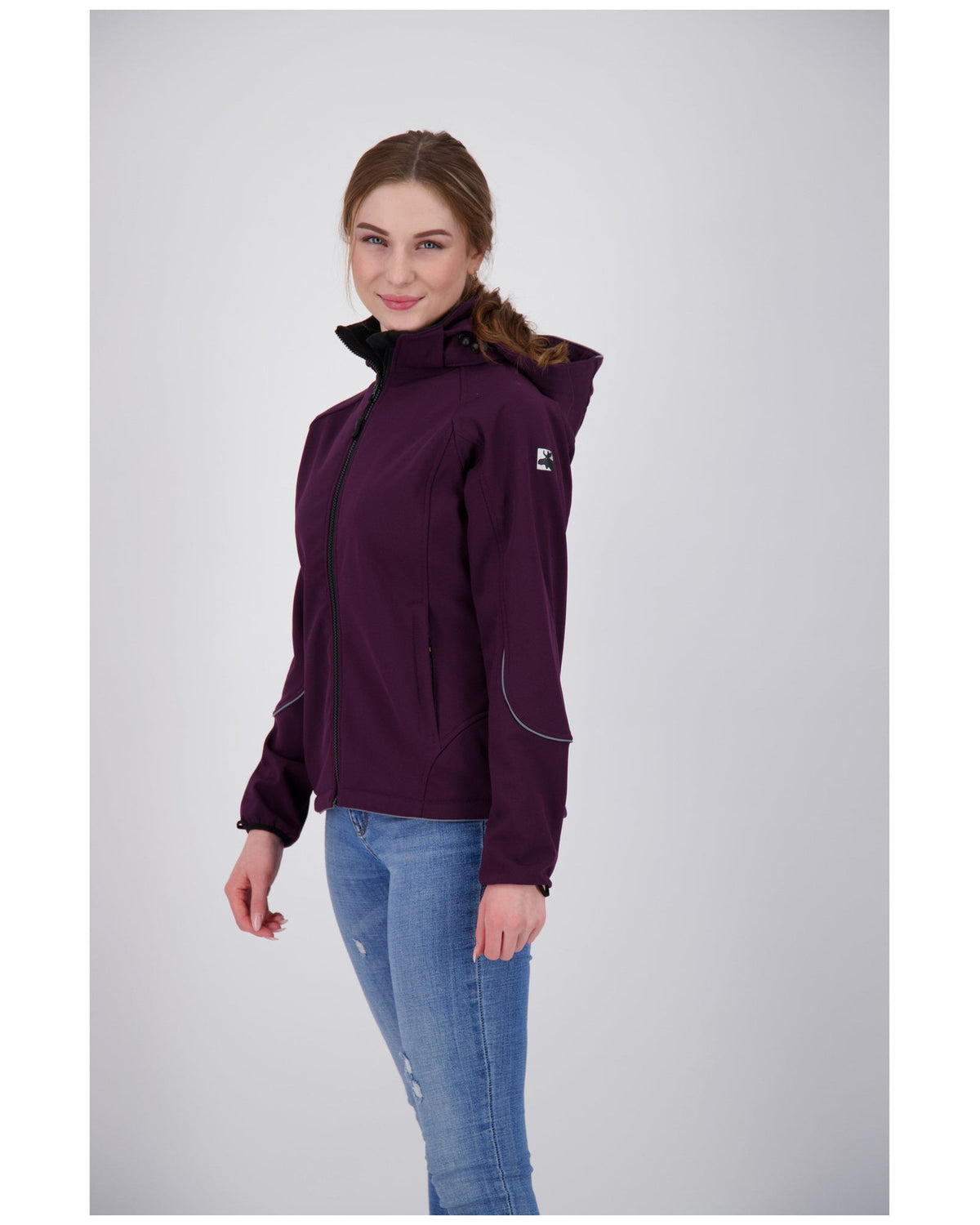 DEPROC Softshelljacke Damen NIGEL PEAK WOMEN Lila