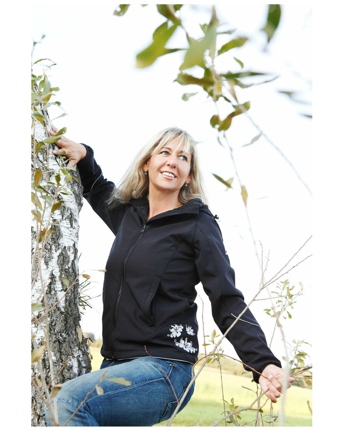 DEPROC Softshelljacke Damen NIGEL PEAK WOMEN Schwarz