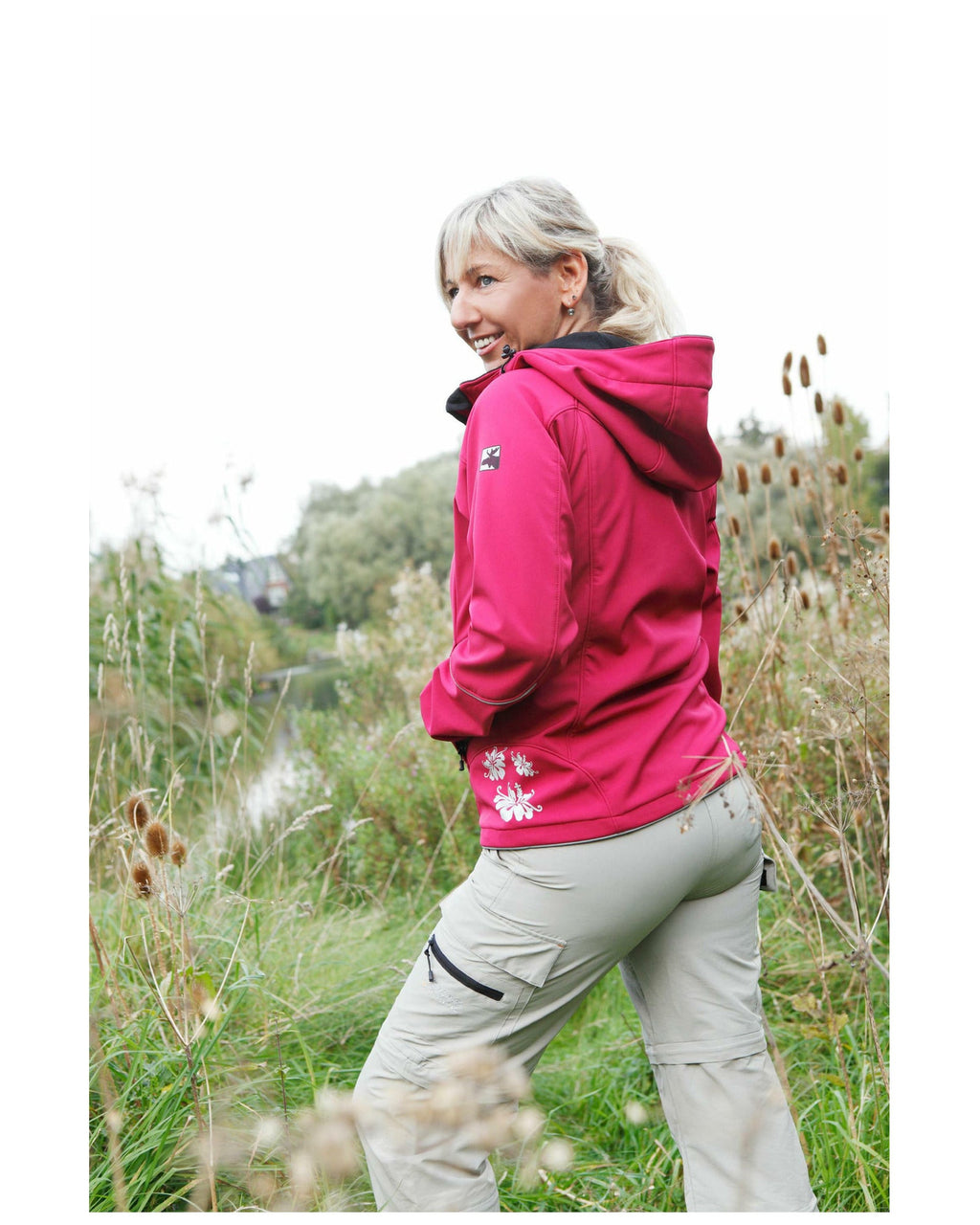 DEPROC Softshelljacke Damen NIGEL PEAK WOMEN Pink
