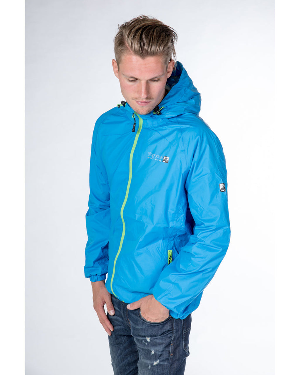 DEPROC Rain Jacket Men CHESTER Blue
