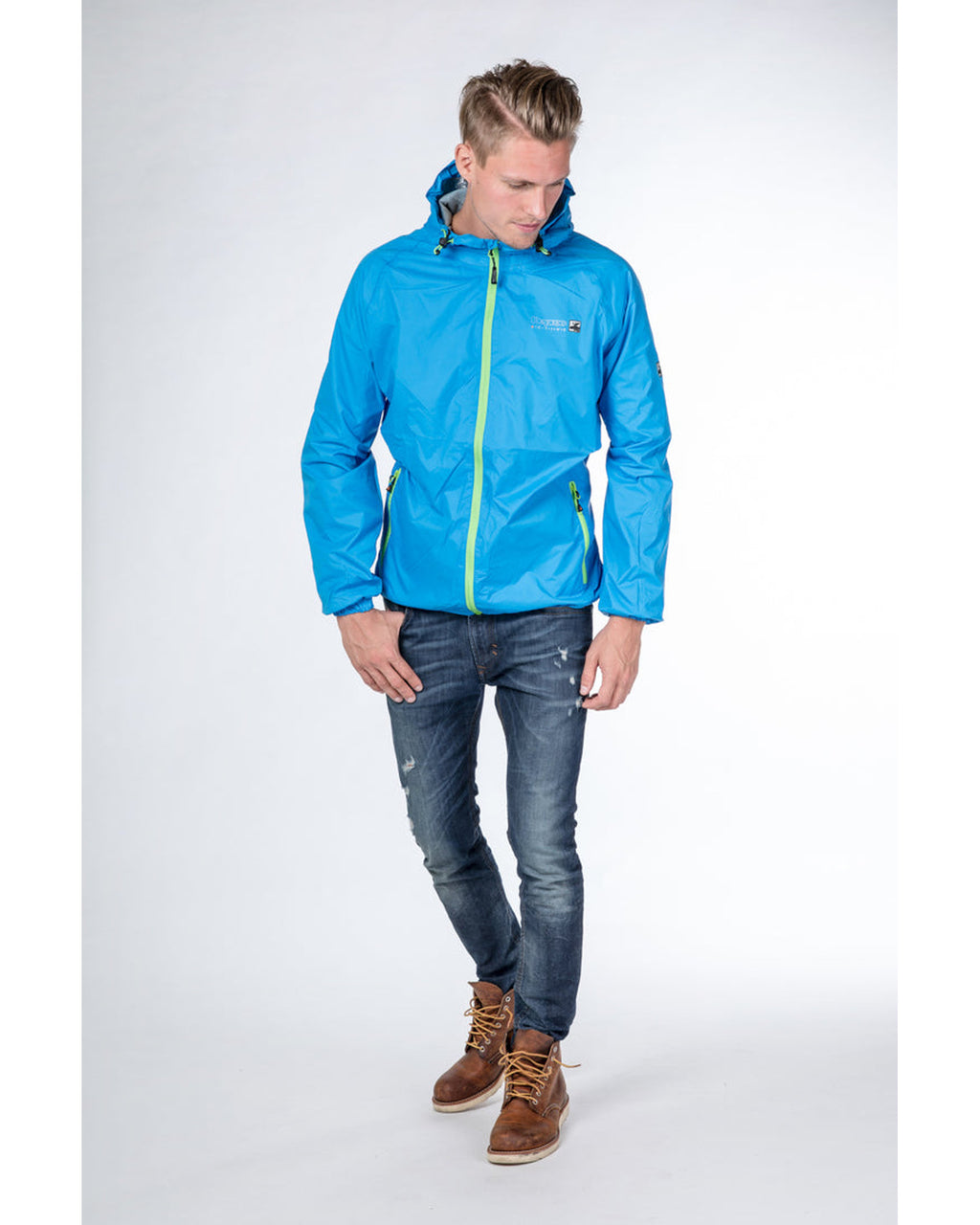 DEPROC Rain Jacket Men CHESTER Blue
