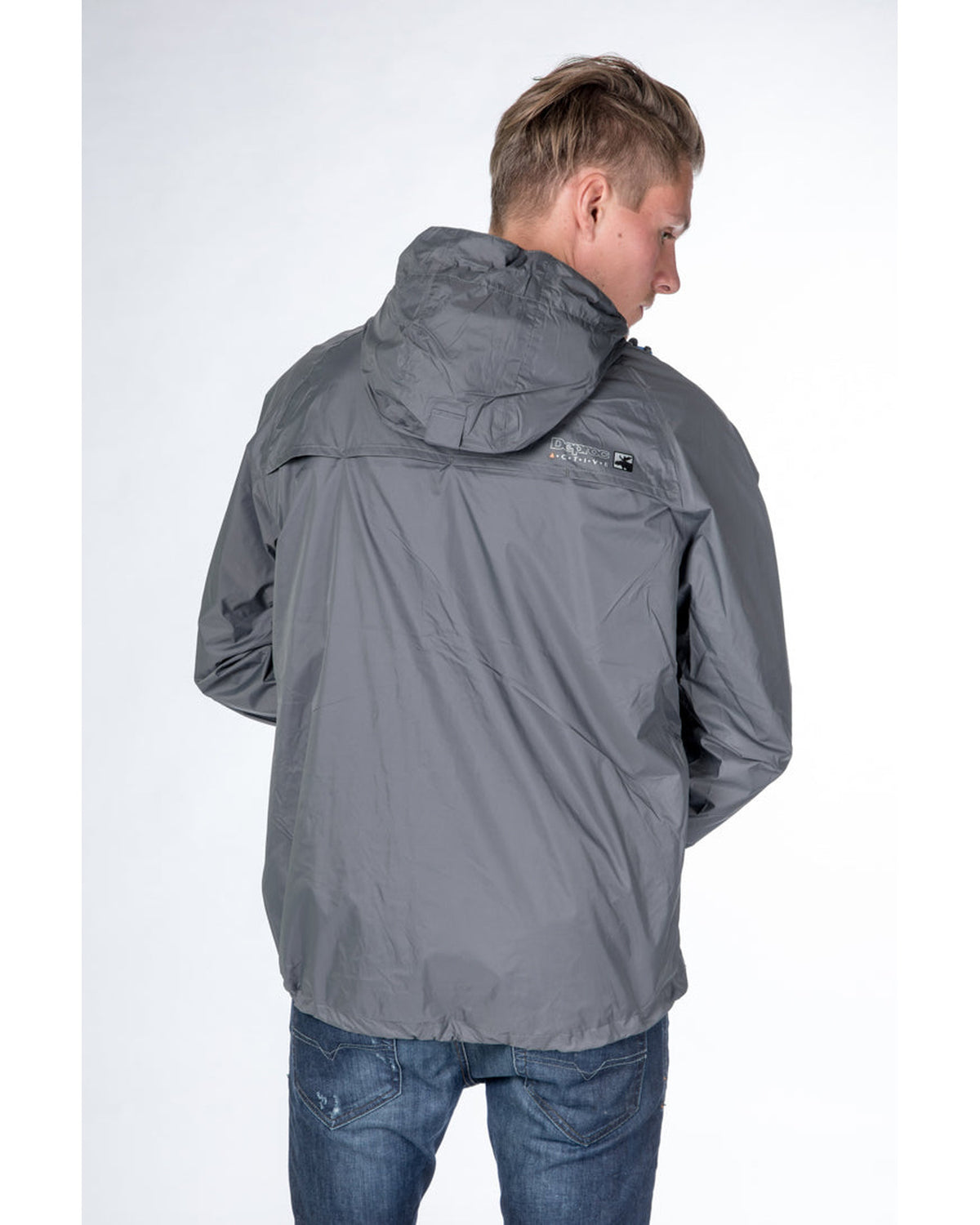 DEPROC Rain Jacket Men CHESTER Darkgrey