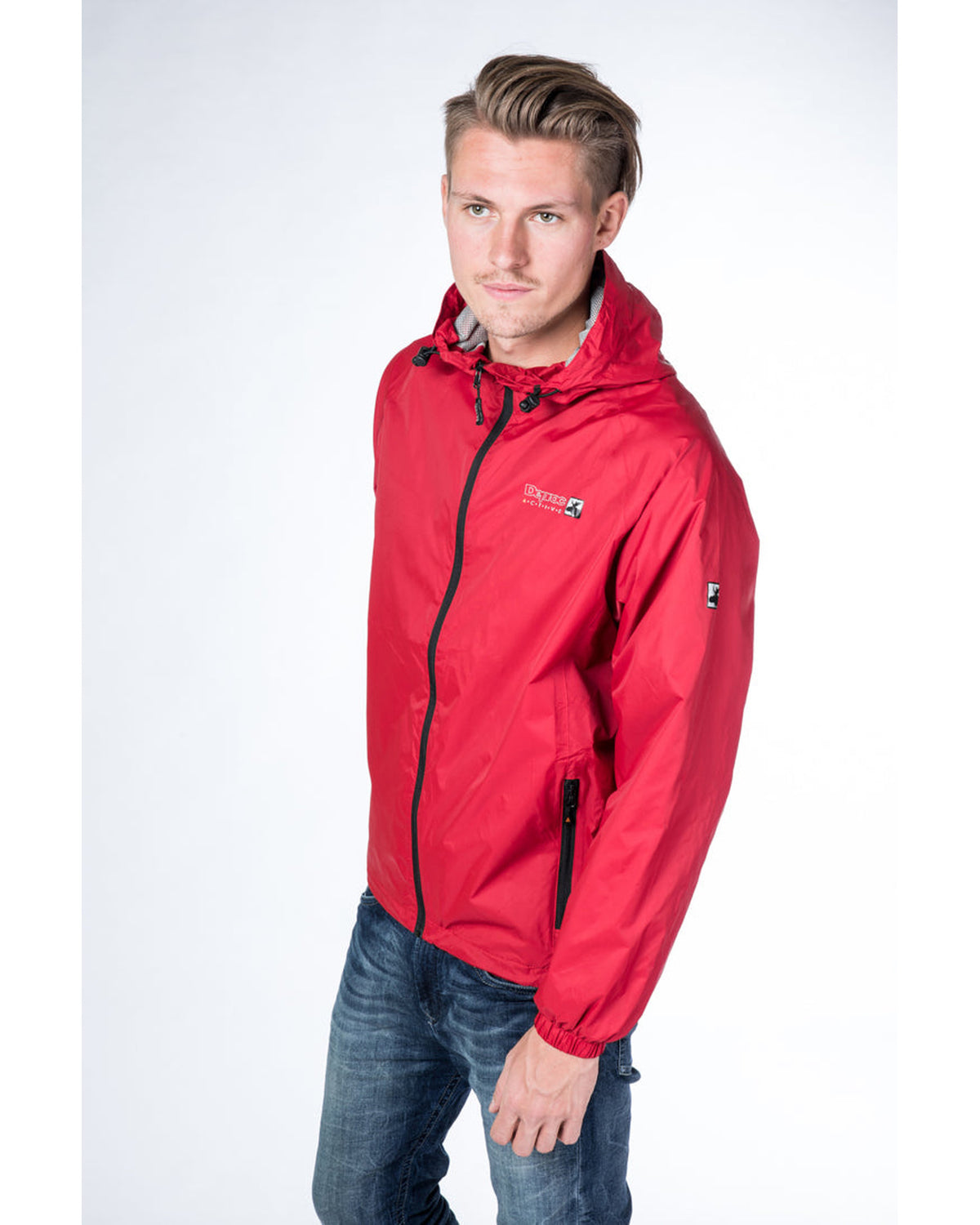 DEPROC Rain Jacket Men CHESTER Rot