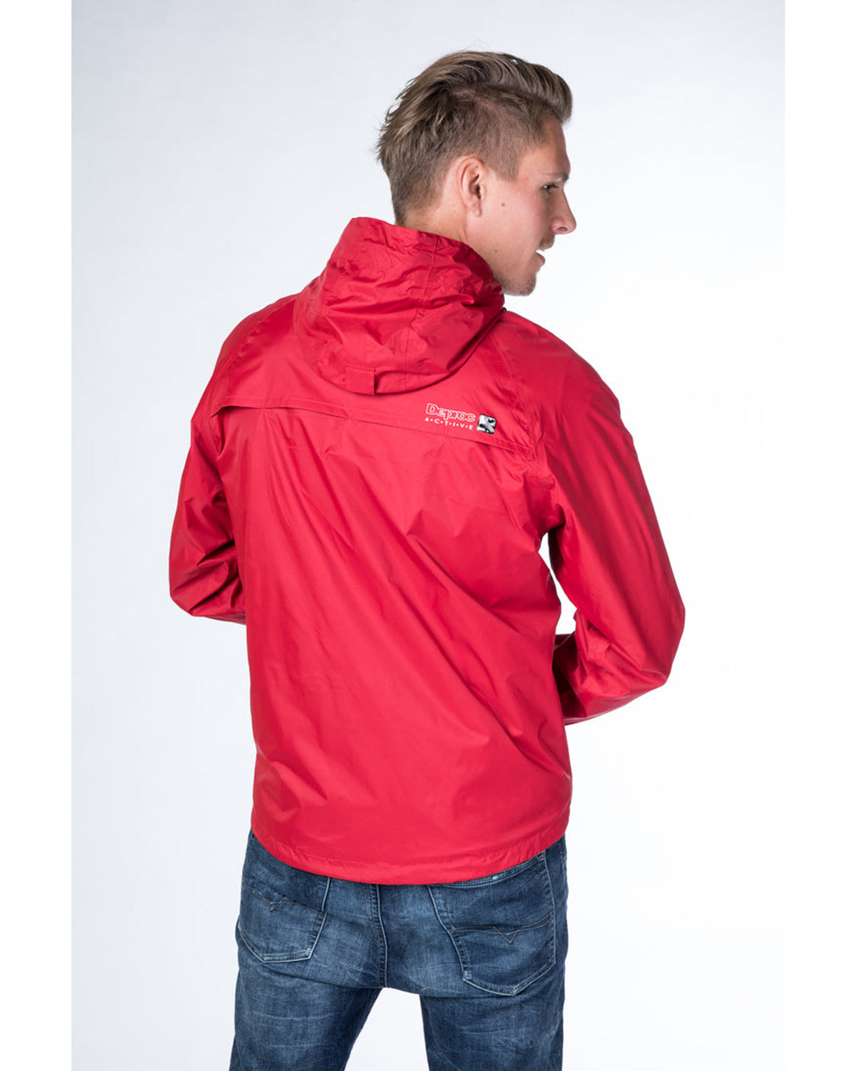 DEPROC Rain Jacket Men CHESTER Rot