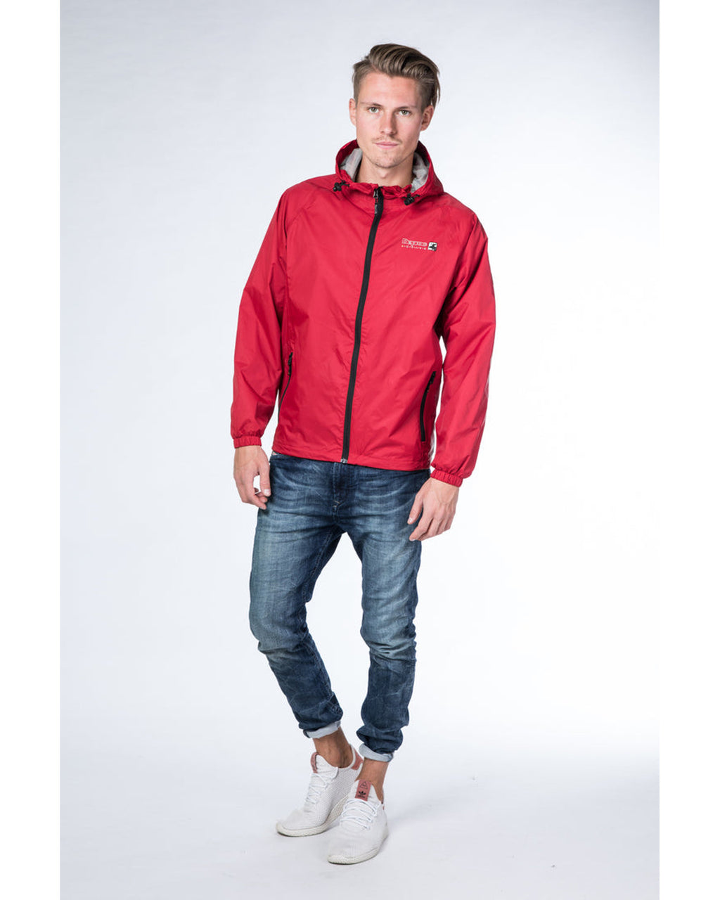 DEPROC Rain Jacket Men CHESTER Rot