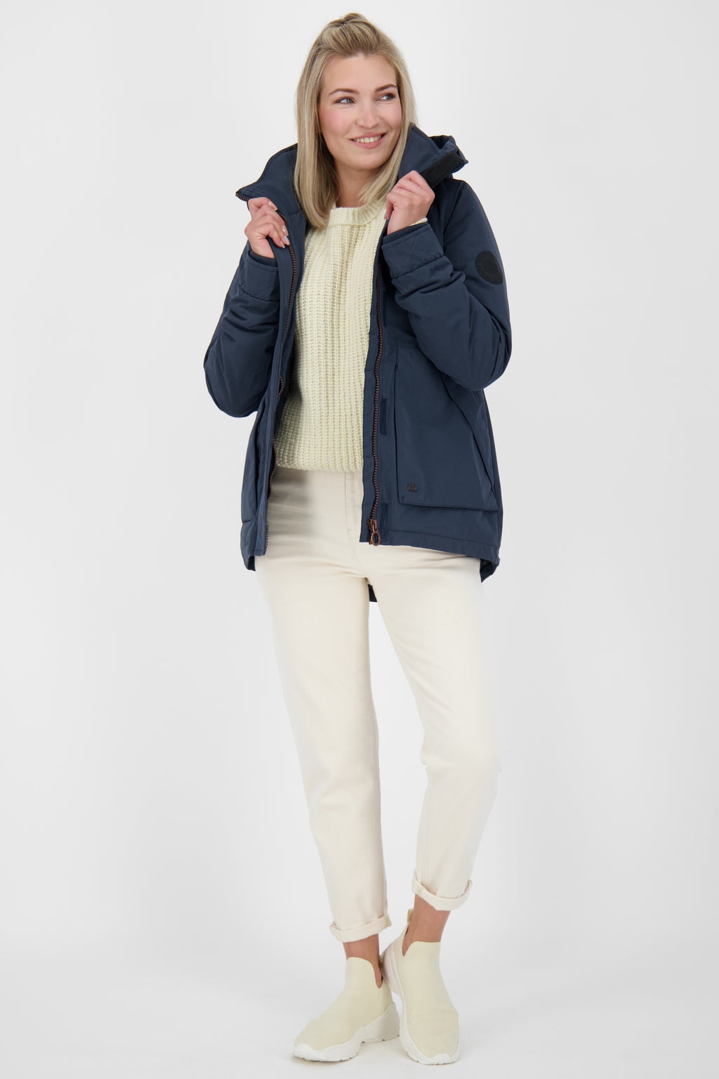 ALIFE & KICKIN Damen Winterjacke NaomiAK marine - 5