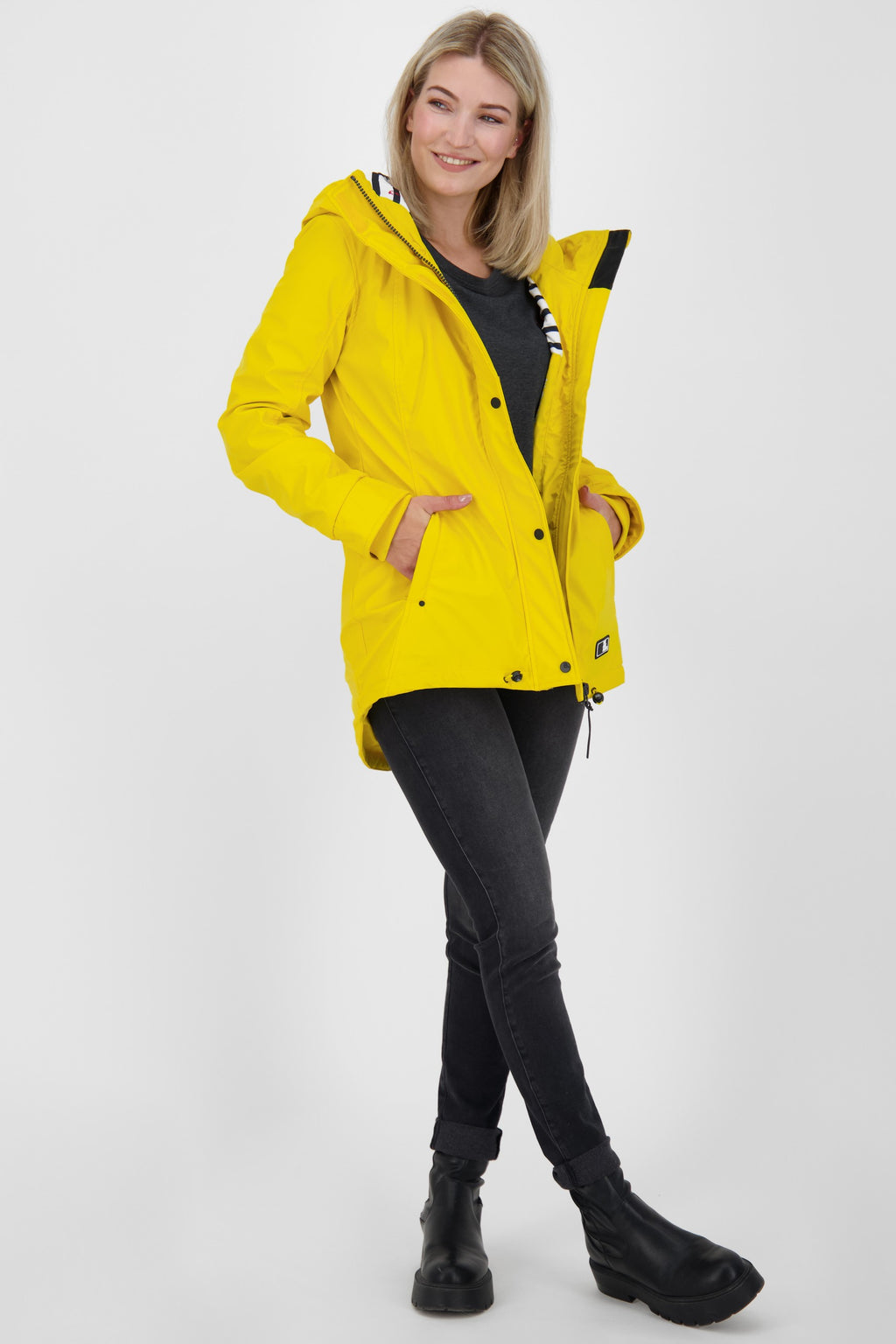 ALIFE & KICKIN Damen Winterjacke ElmaAK citron