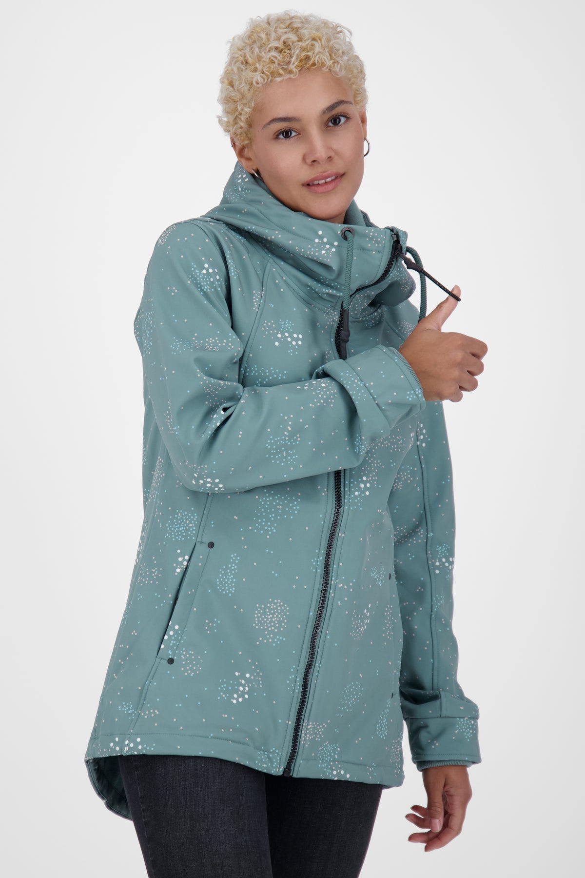 ALIFE & KICKIN Damen Winterjacke LilouAK pacific - 6