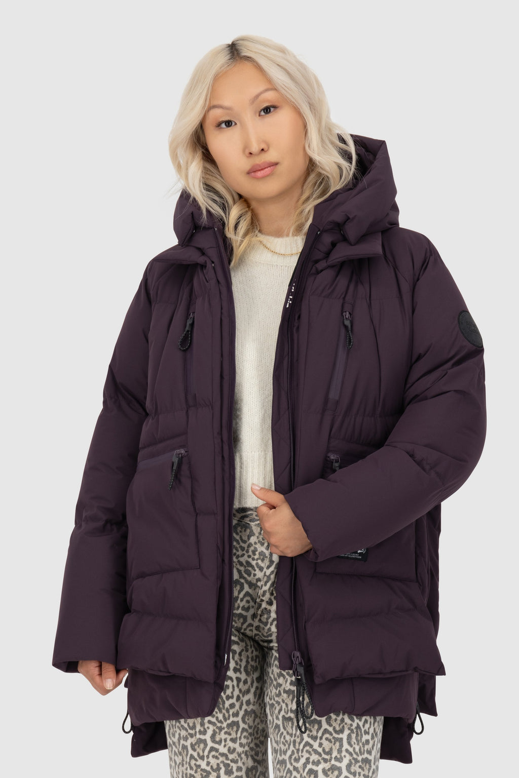 ALIFE & KICKIN Damen Winterjacke RachelAK aubergine