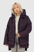 ALIFE & KICKIN Damen Winterjacke RachelAK aubergine