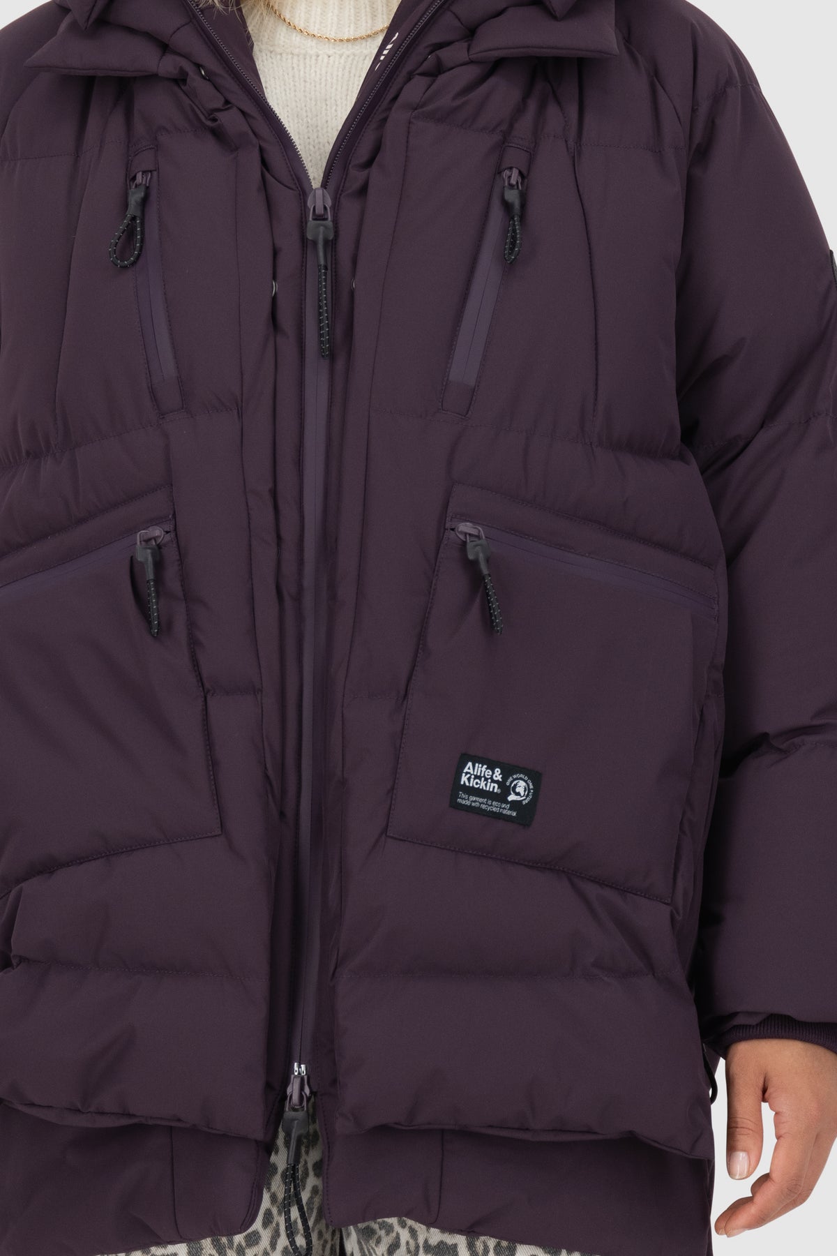 ALIFE & KICKIN Damen Winterjacke RachelAK aubergine - 5