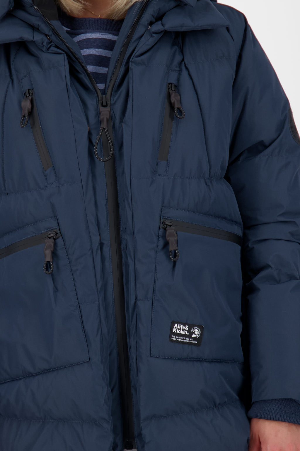 ALIFE & KICKIN Damen Winterjacke RachelAK marine