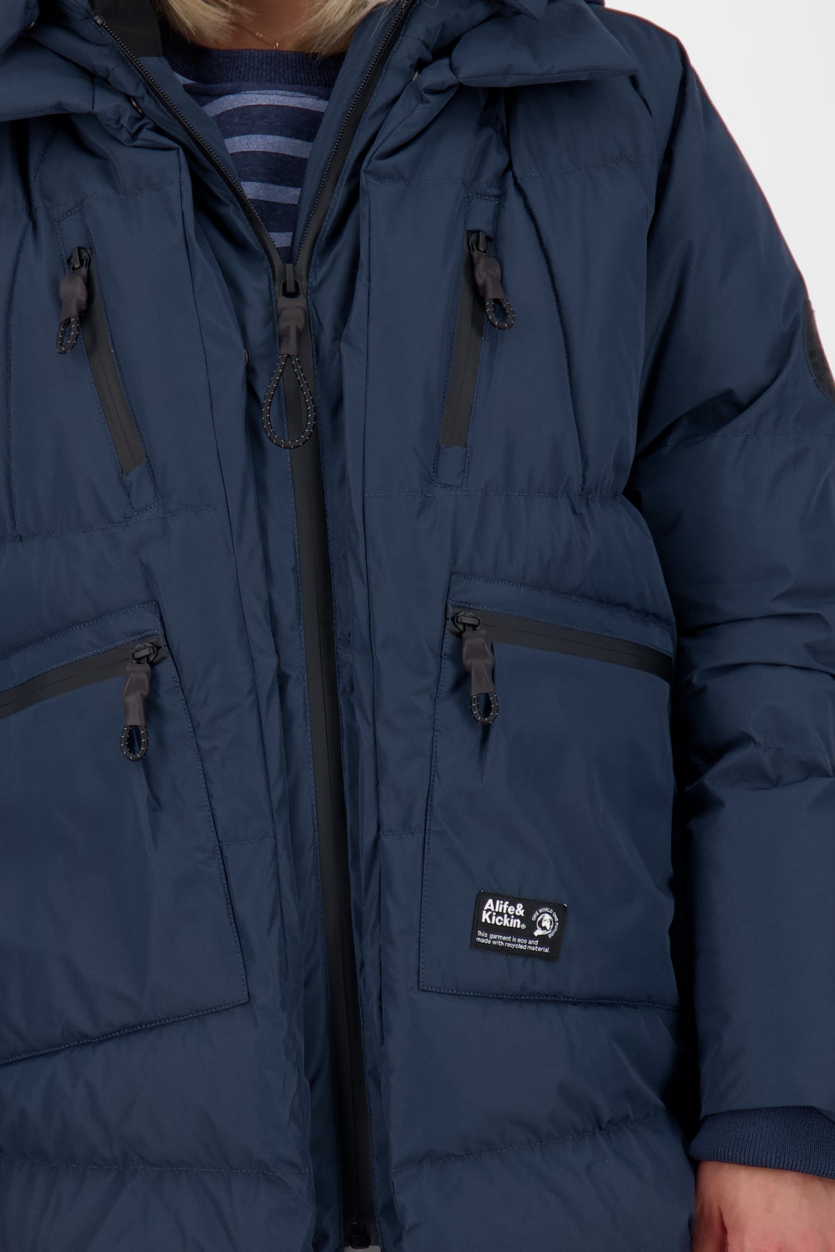 ALIFE & KICKIN Damen Winterjacke RachelAK marine