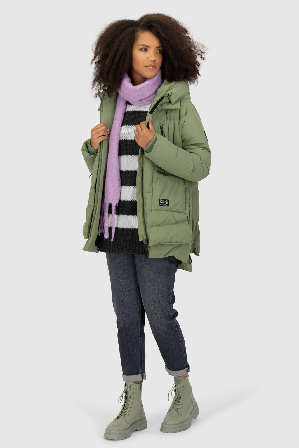 ALIFE & KICKIN Damen Winterjacke RachelAK dust - 4