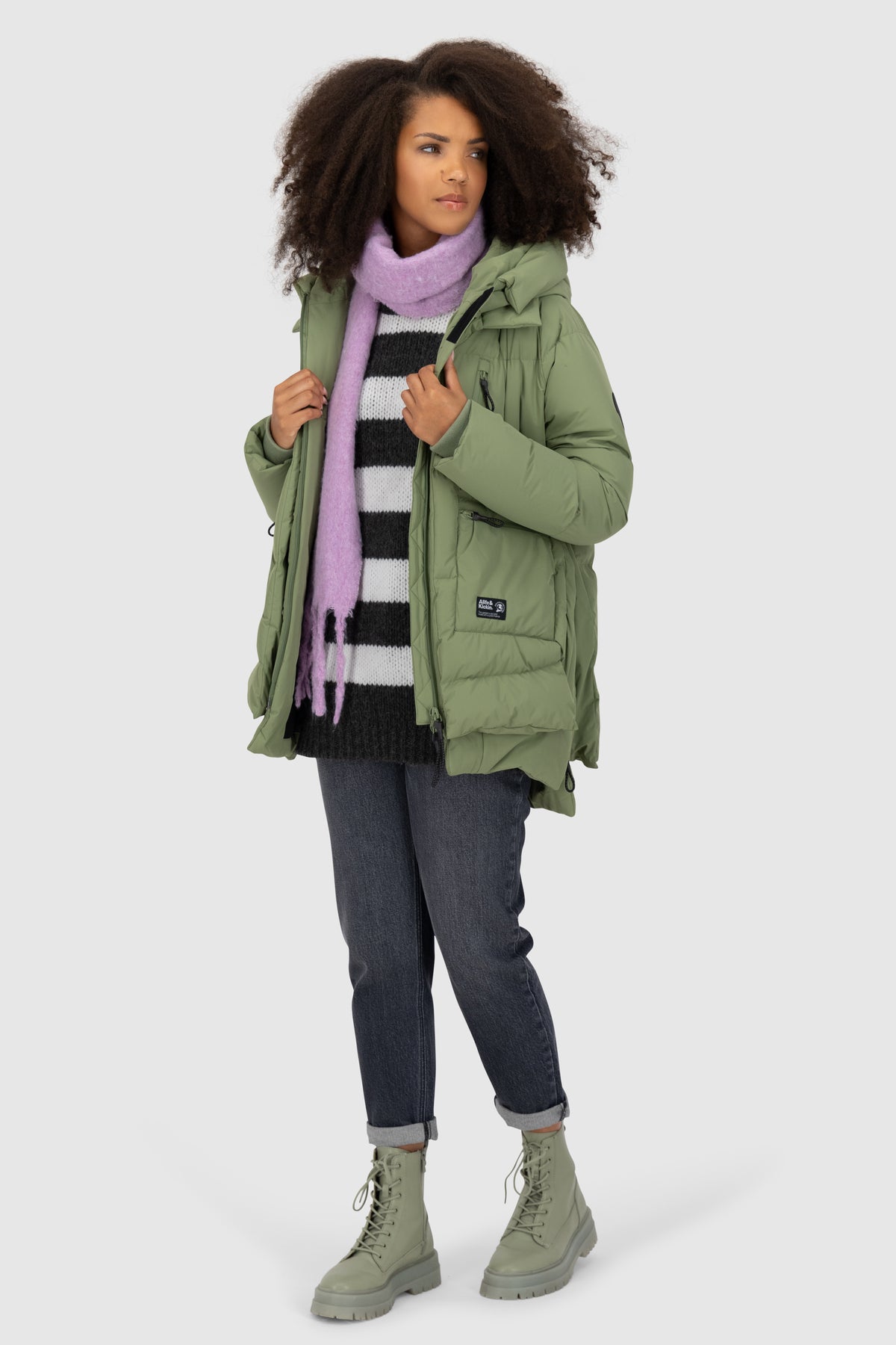 ALIFE & KICKIN Damen Winterjacke RachelAK dust - 4