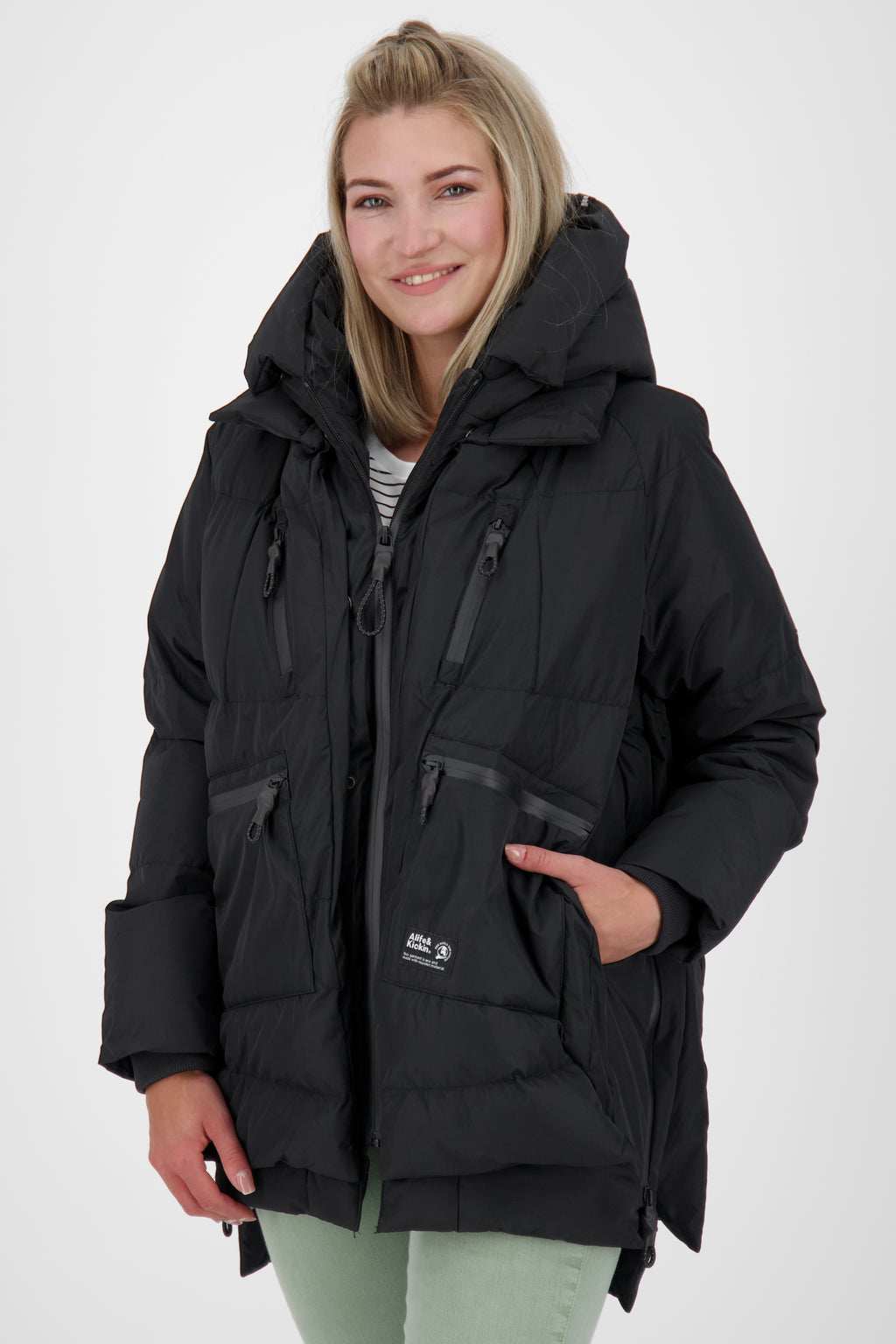 ALIFE & KICKIN Damen Winterjacke RachelAK moonless