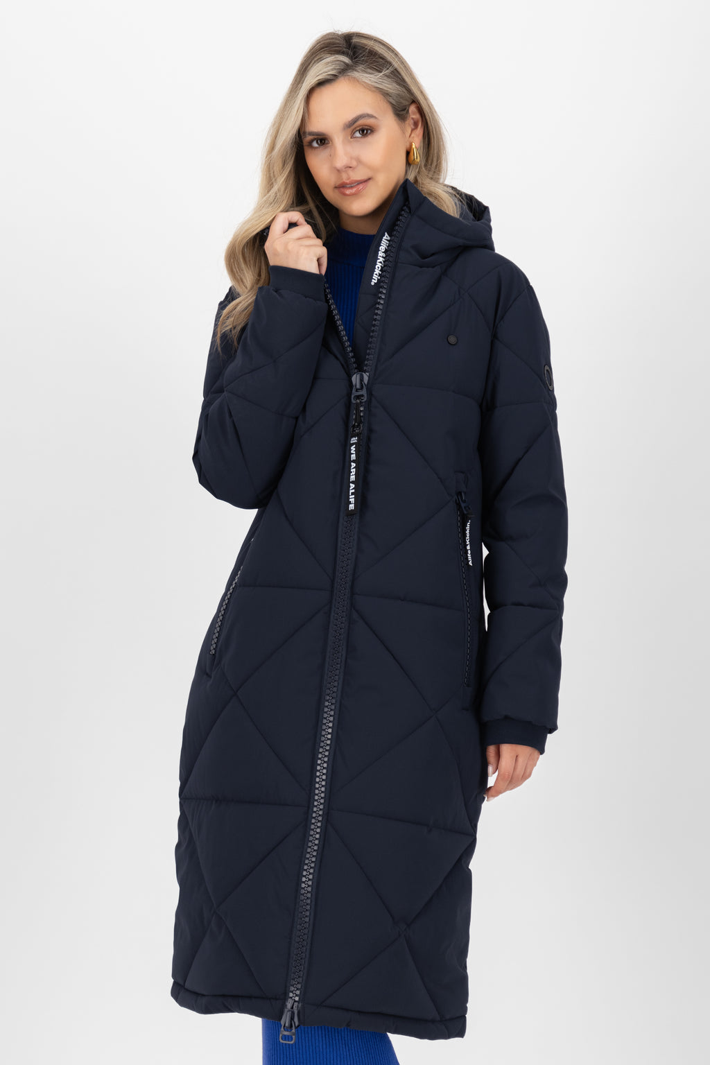 ALIFE & KICKIN Damen Mantel EnyaAK marine - 3