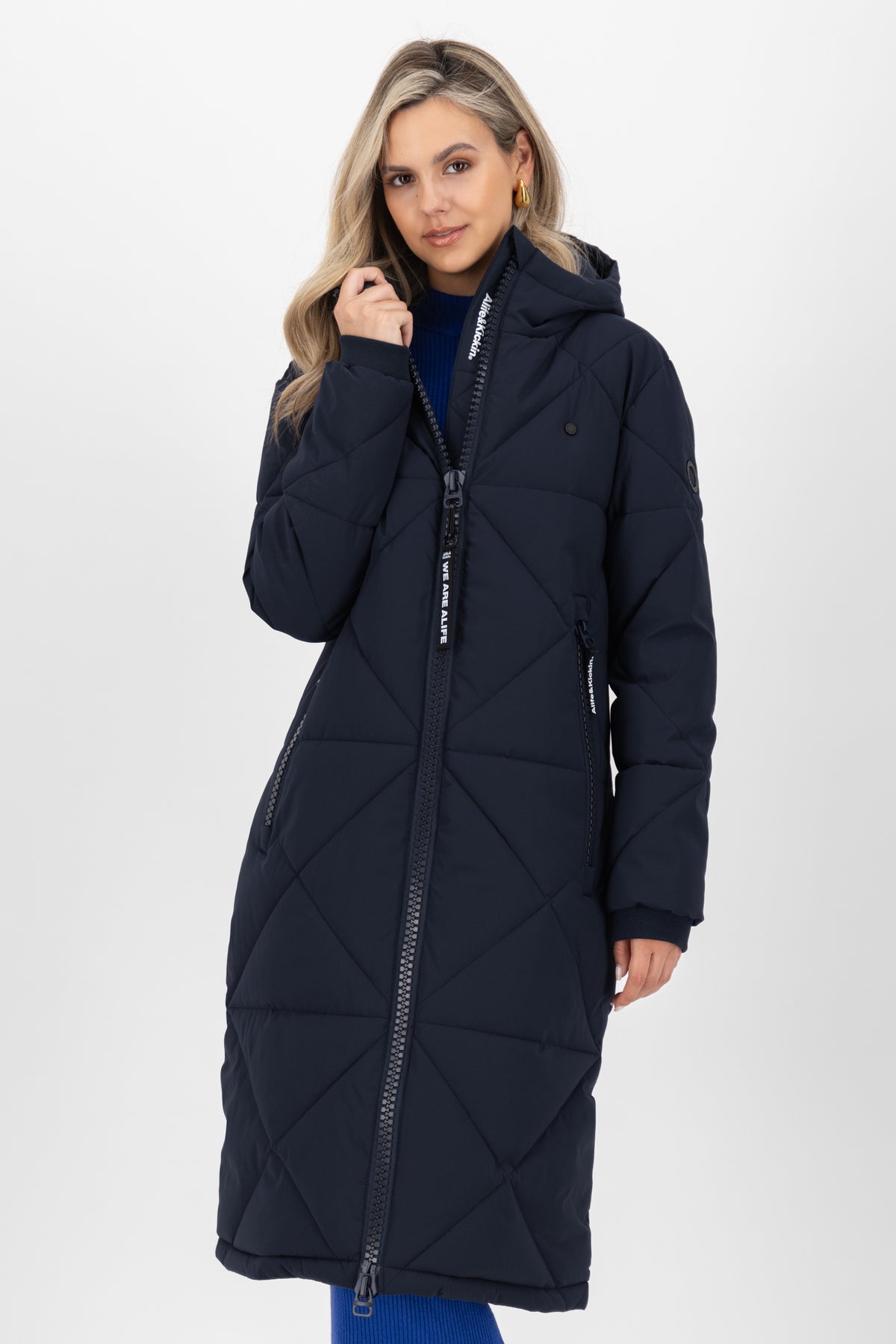 ALIFE & KICKIN Damen Mantel EnyaAK marine - 3