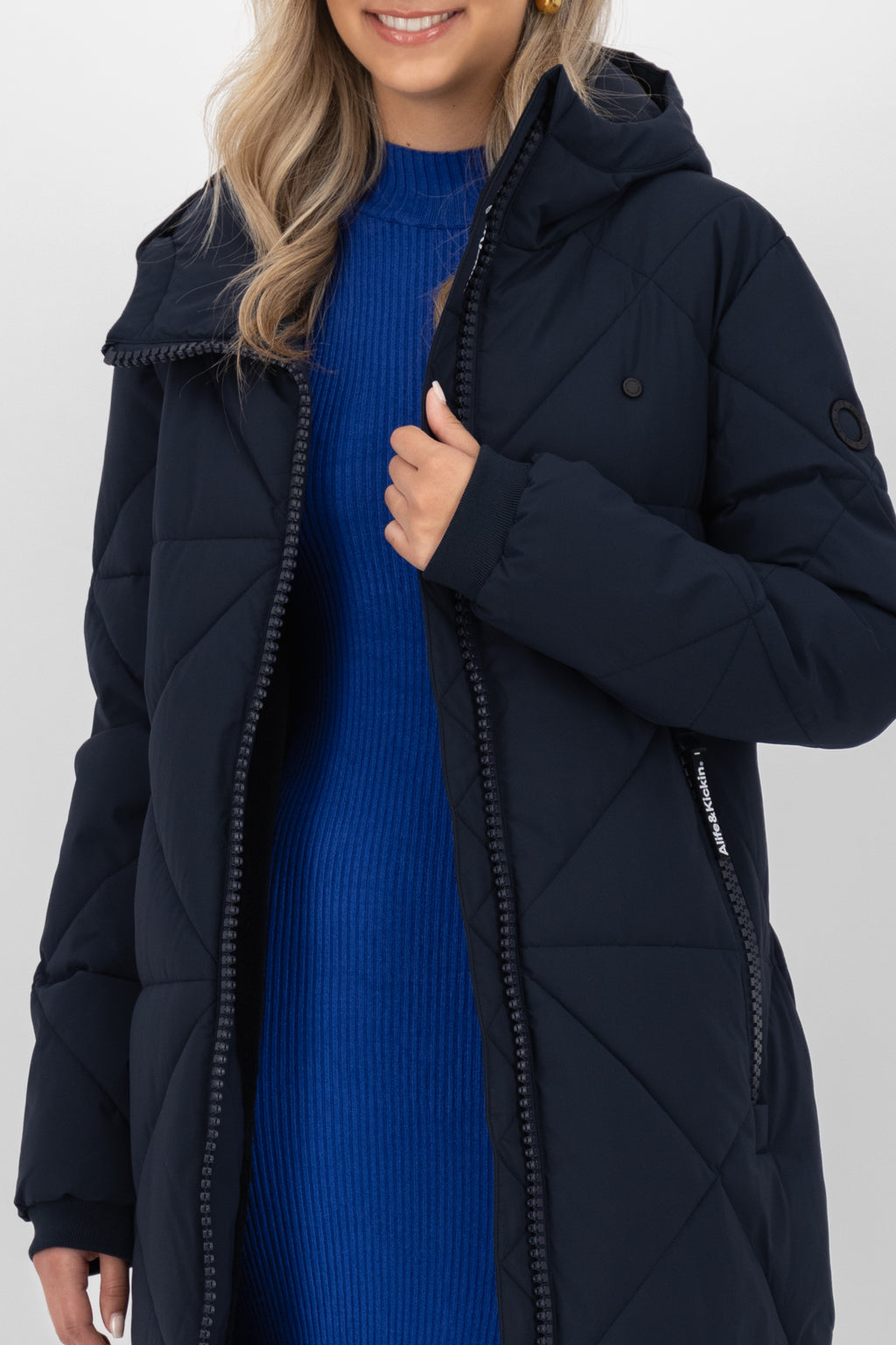 ALIFE & KICKIN Damen Mantel EnyaAK marine - 4