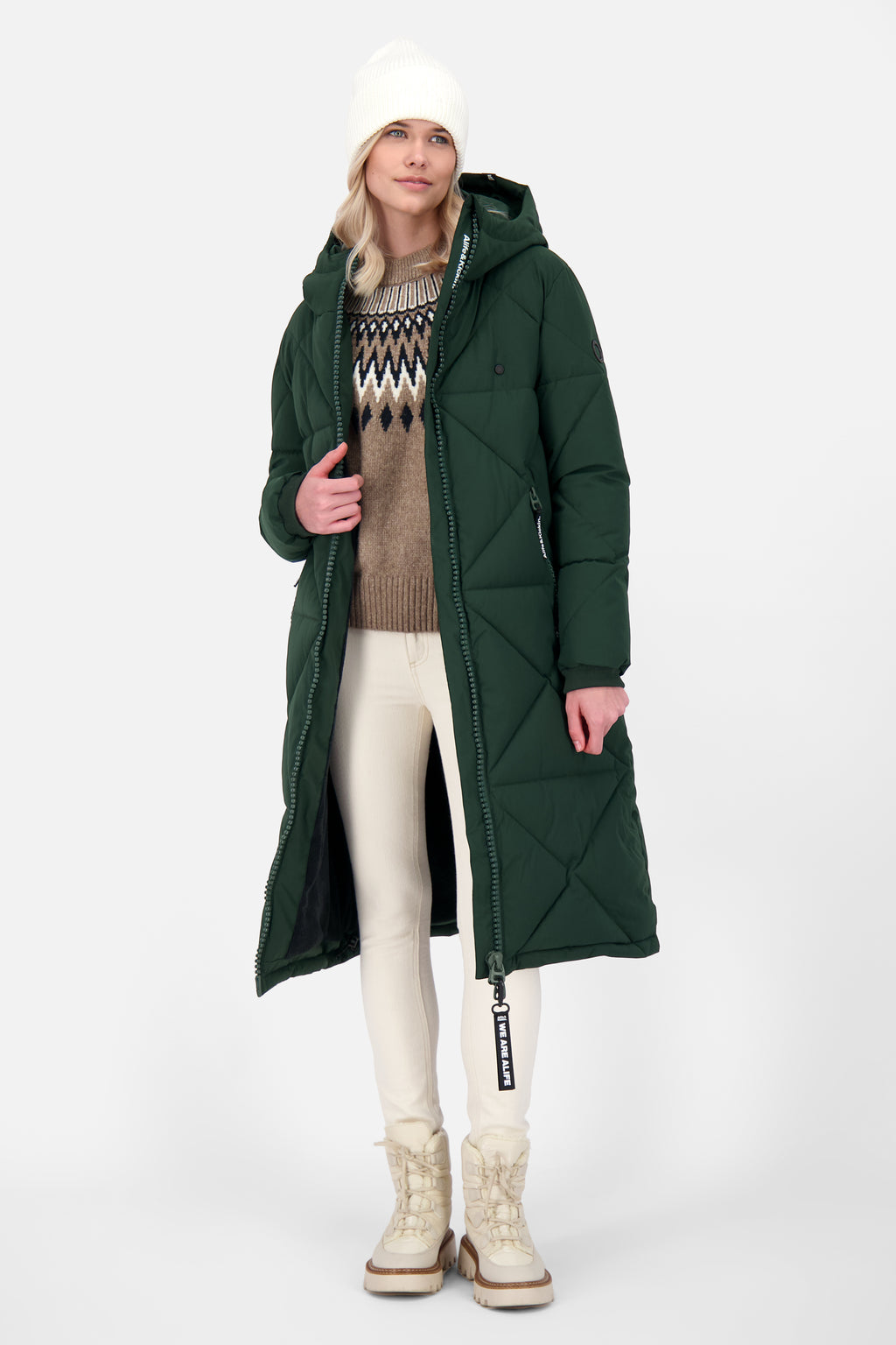 ALIFE & KICKIN Damen Mantel EnyaAK dark forest - 2