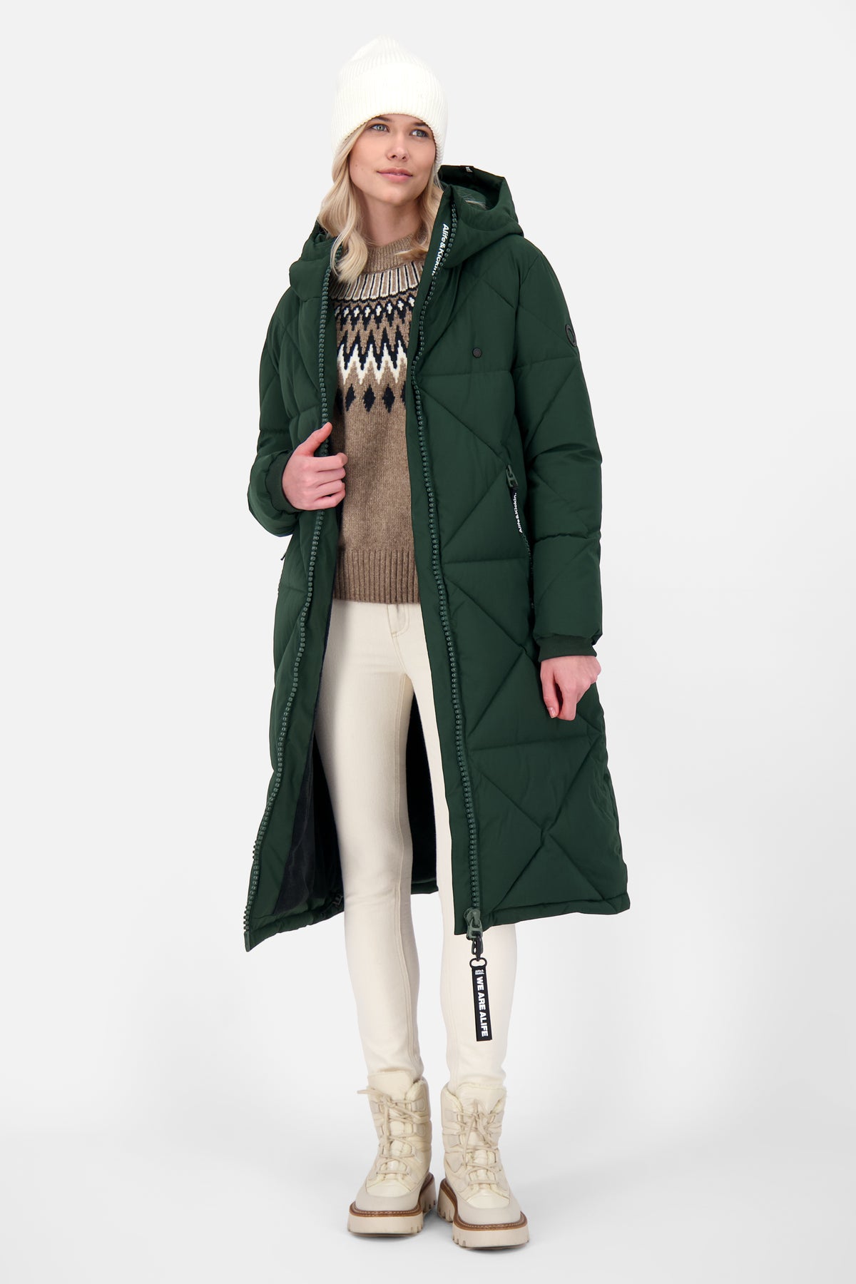 ALIFE & KICKIN Damen Mantel EnyaAK dark forest - 2