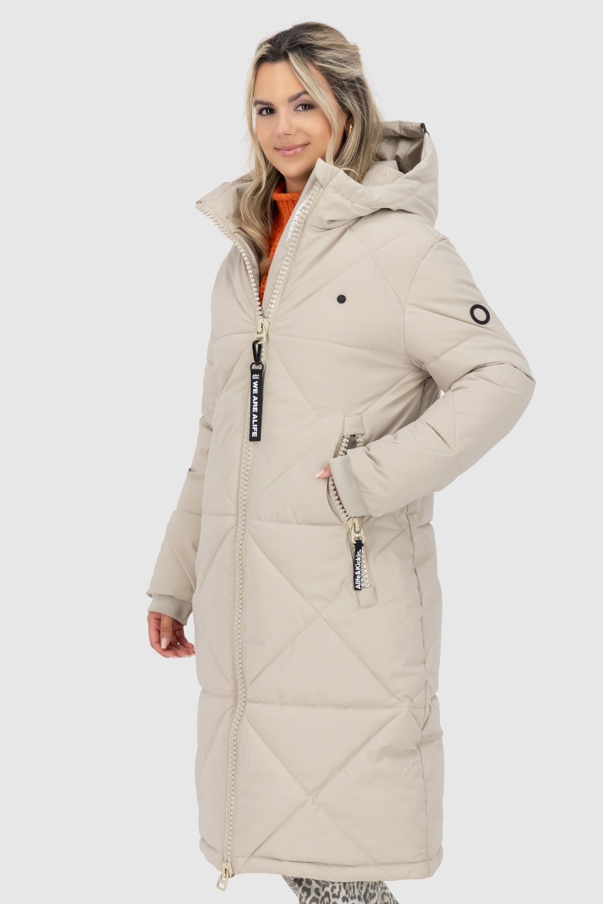 ALIFE & KICKIN Damen Mantel EnyaAK pumice - 4