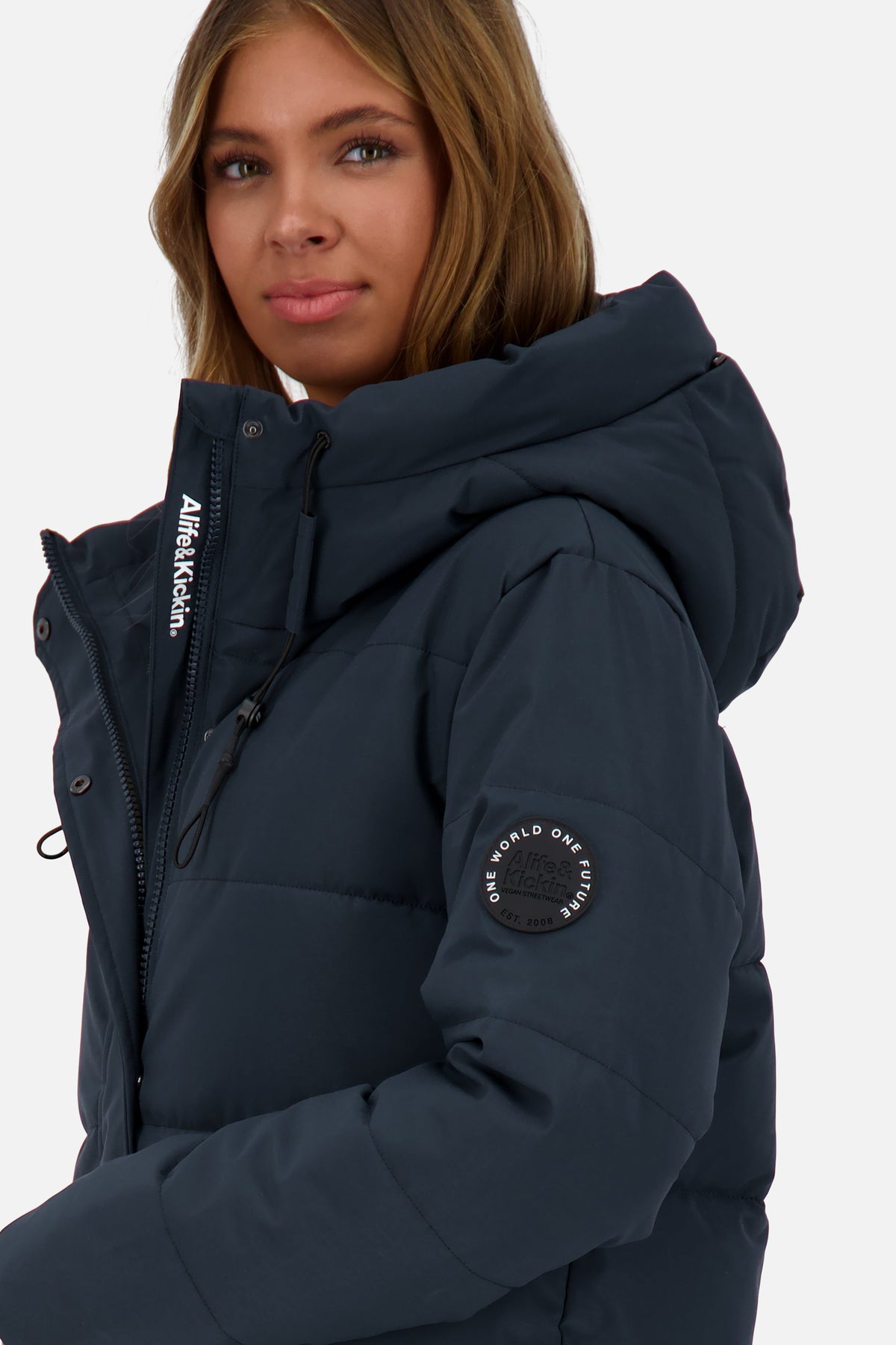 ALIFE & KICKIN Damen Steppjacke Katja navy - 4