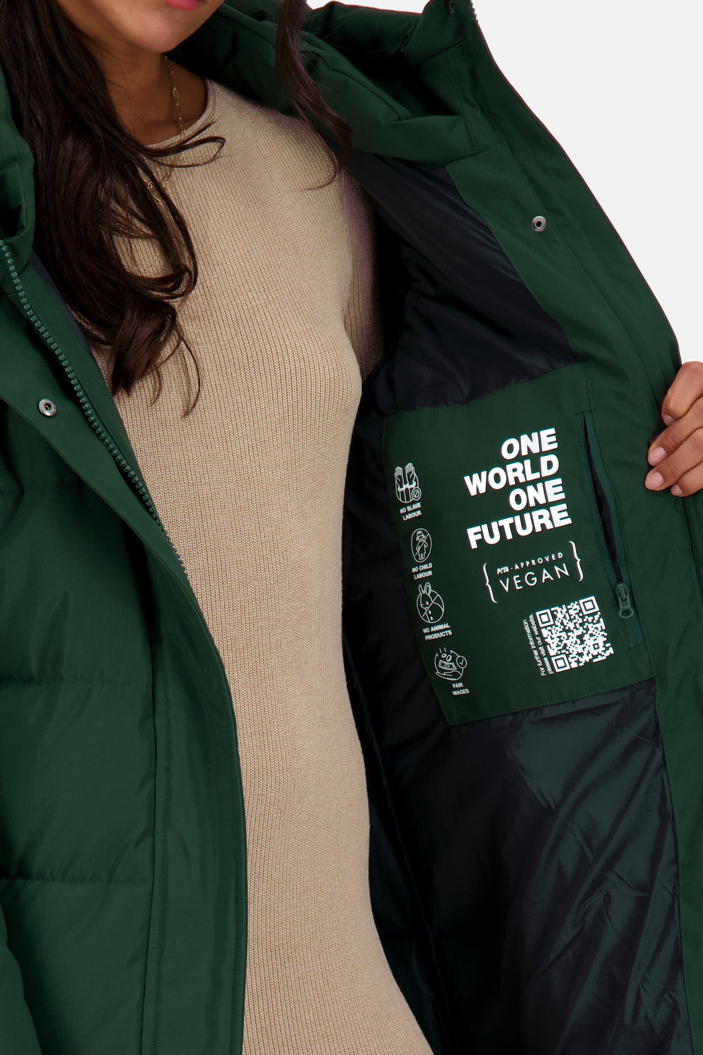 ALIFE & KICKIN Damen Steppjacke Katja dark green - 4