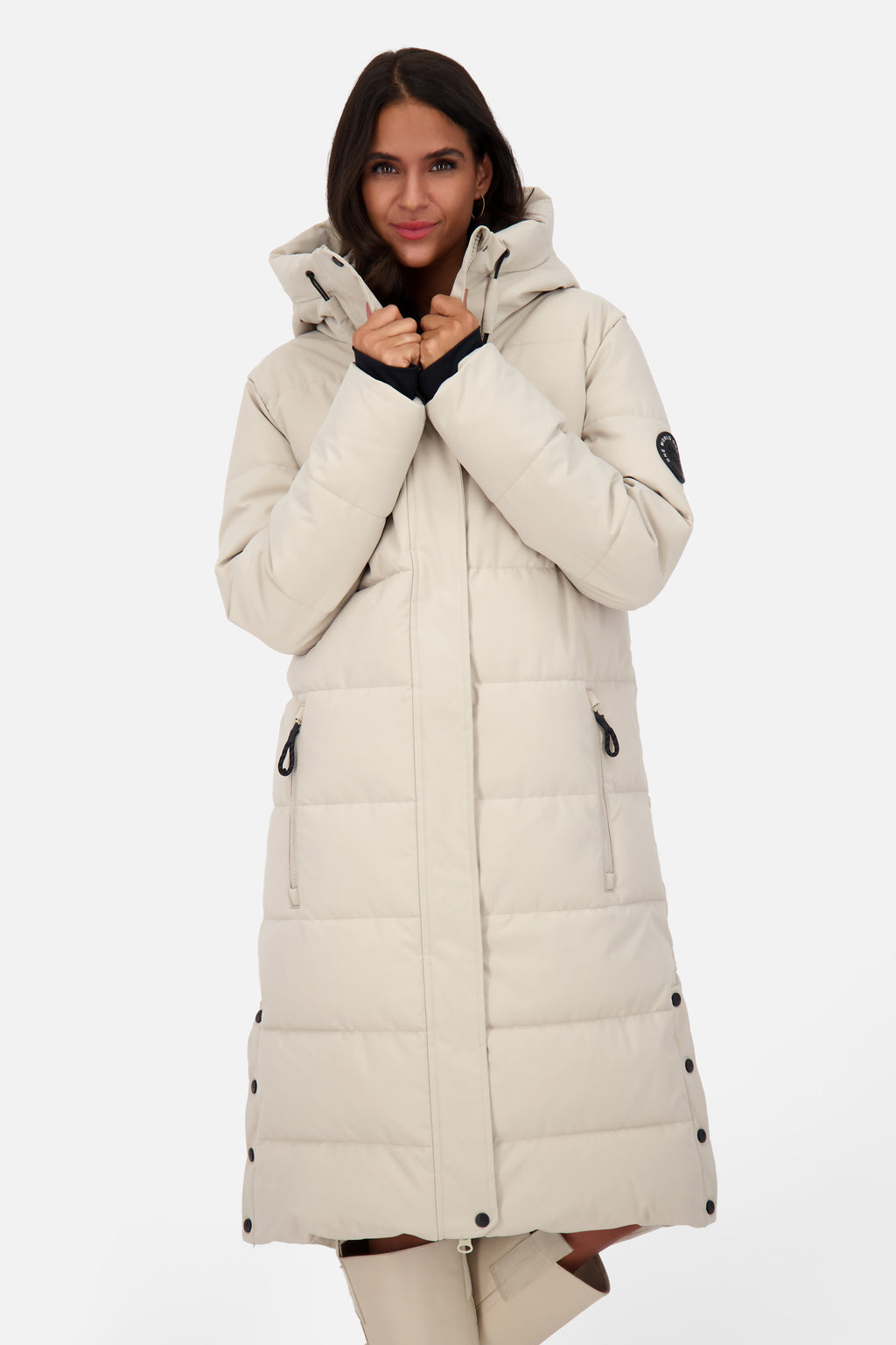 ALIFE & KICKIN Damen Steppjacke Katja sand
