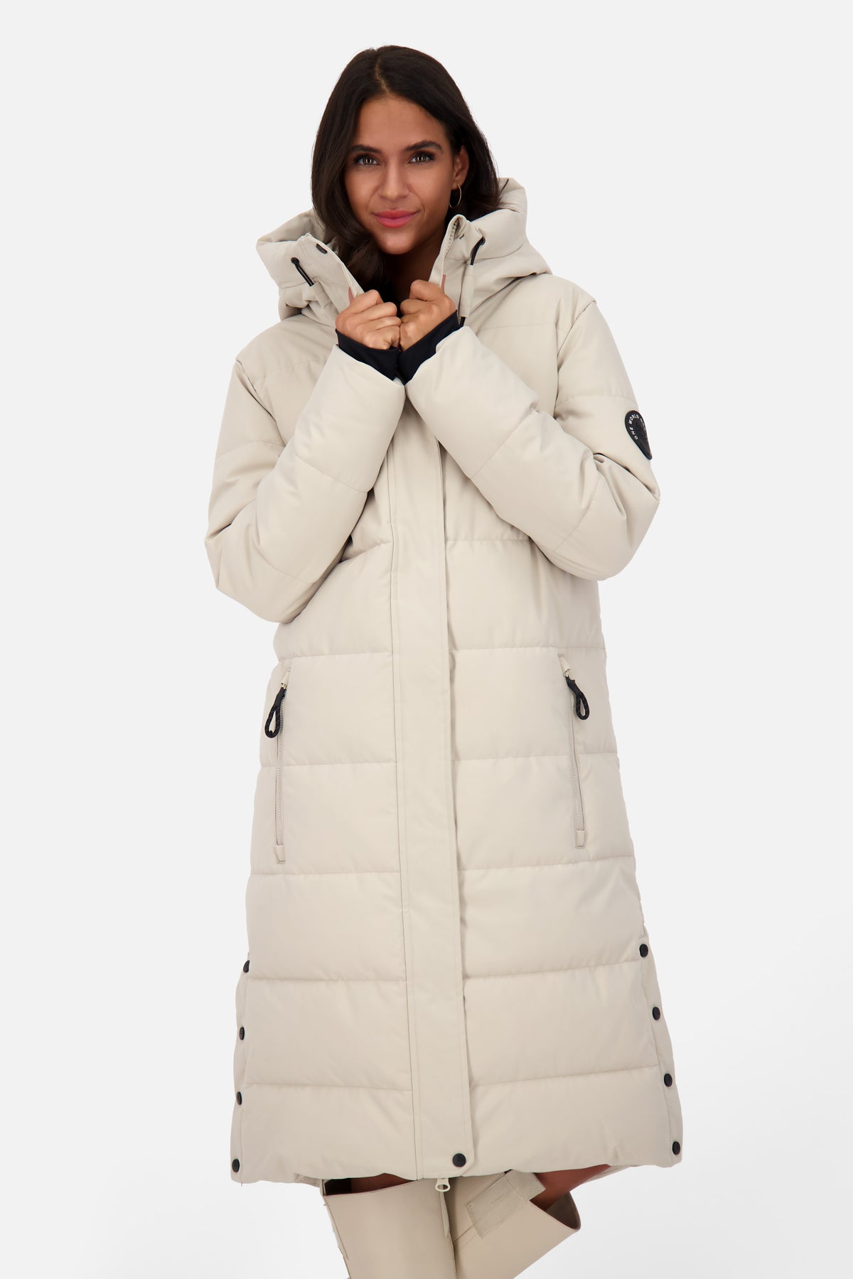 ALIFE & KICKIN Damen Steppjacke Katja sand