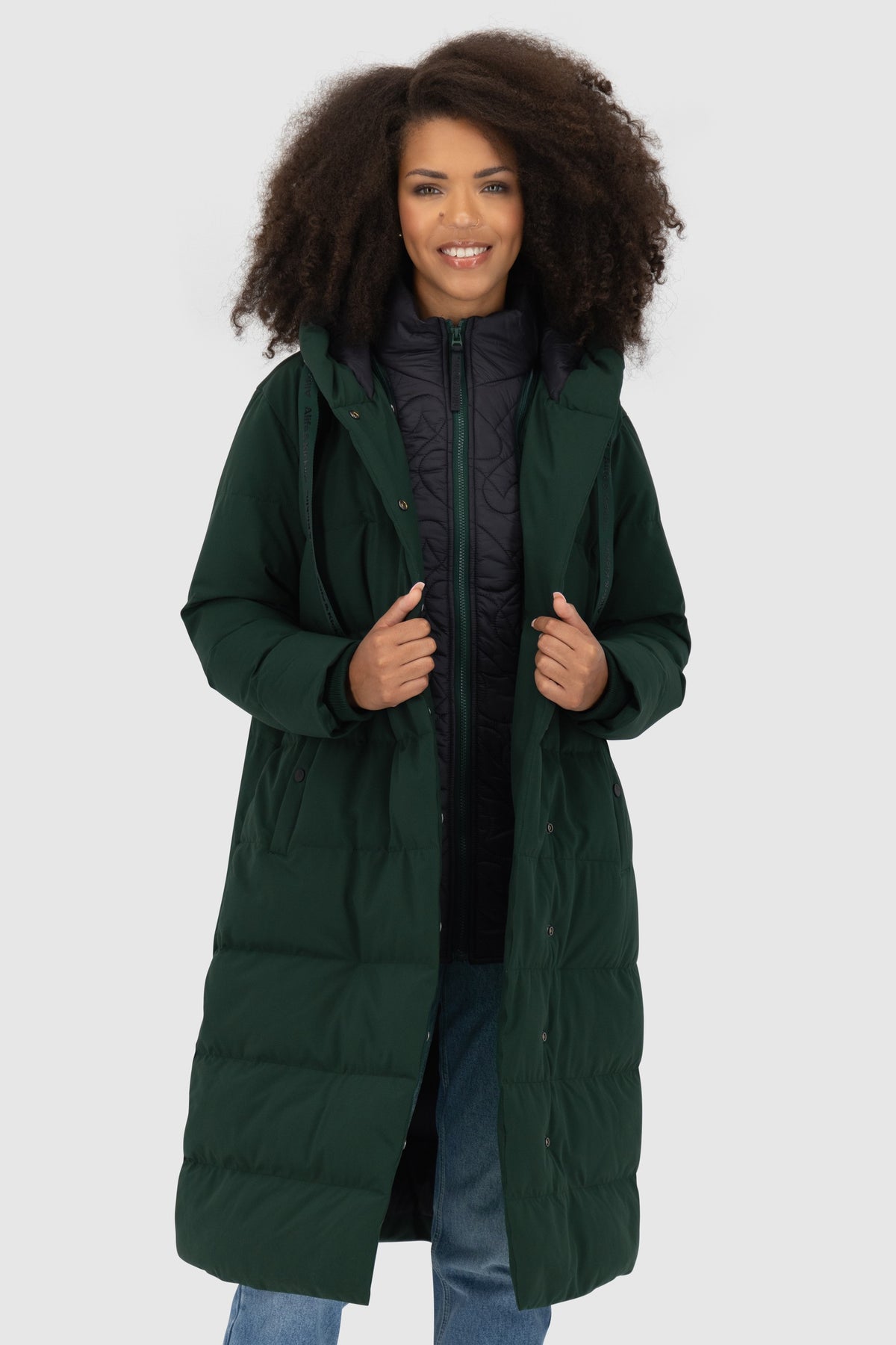 ALIFE & KICKIN Damen Steppmantel DitteAK dark forest