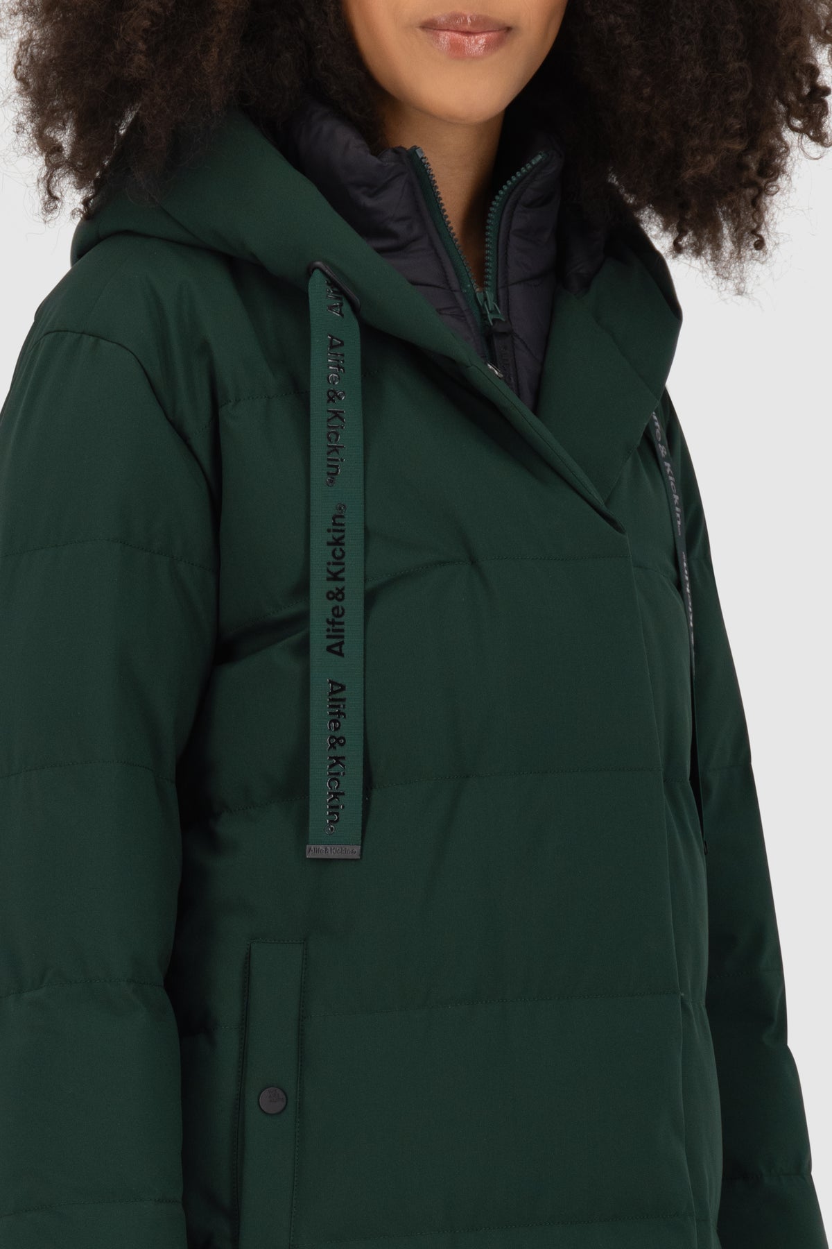ALIFE & KICKIN Damen Steppmantel DitteAK dark forest - 6