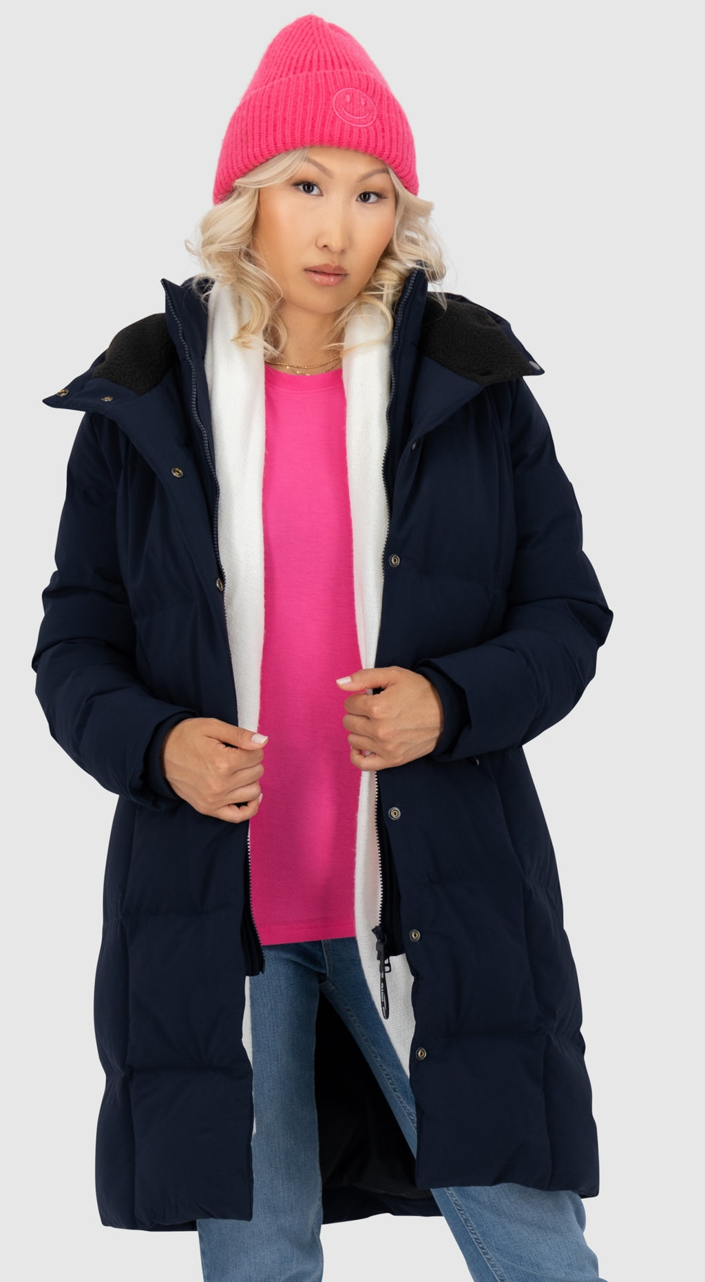 ALIFE & KICKIN Damen Wintermantel EdithAK marine - 2