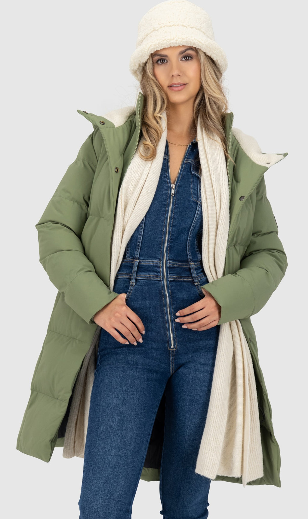 ALIFE & KICKIN Damen Wintermantel EdithAK dust