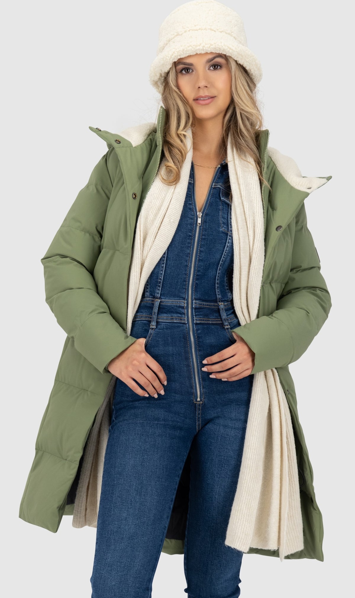 ALIFE & KICKIN Damen Wintermantel EdithAK dust