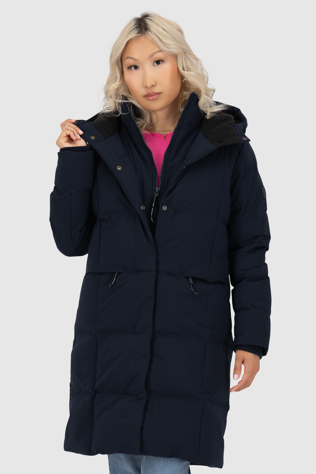ALIFE & KICKIN Damen Wintermantel EdithAK marine - 4