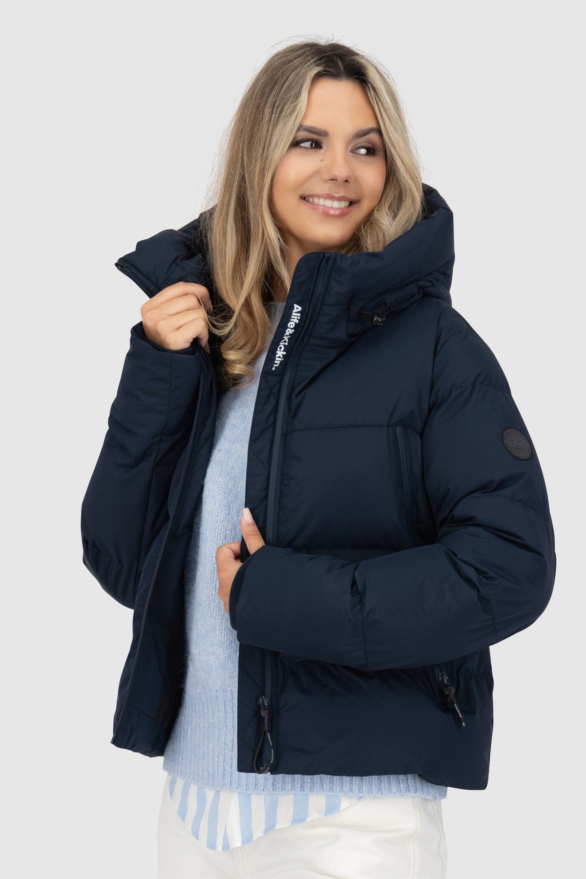 ALIFE & KICKIN Damen Winterjacke LeonorAK marine - 3
