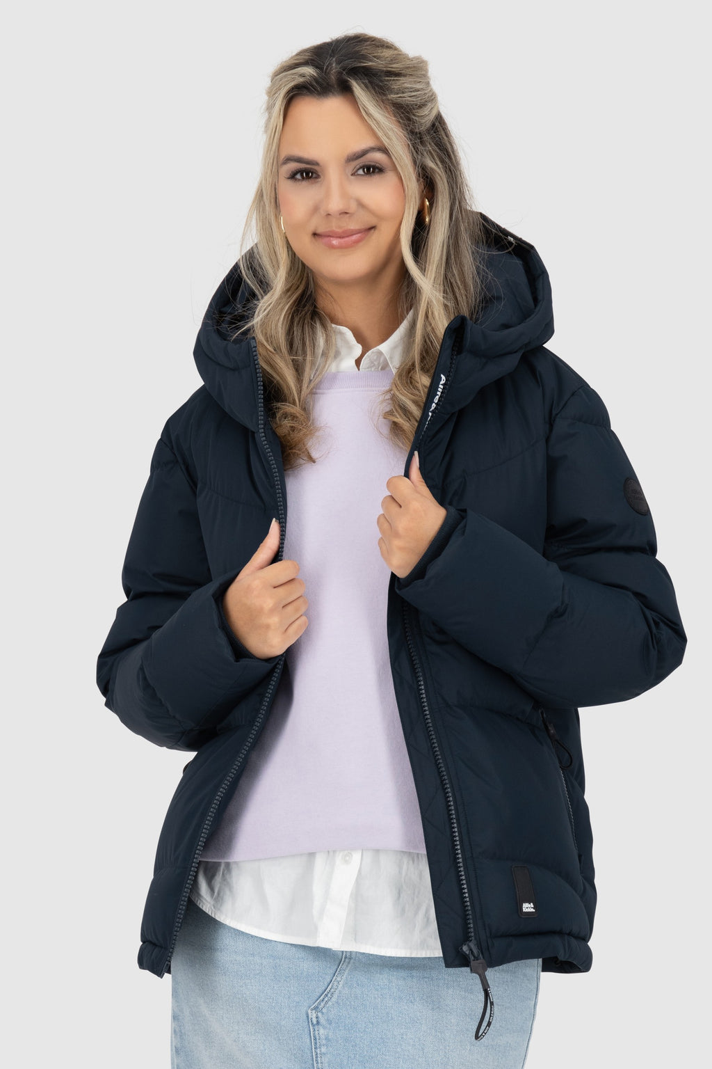 ALIFE & KICKIN Damen Winterjacke LeonaAK marine