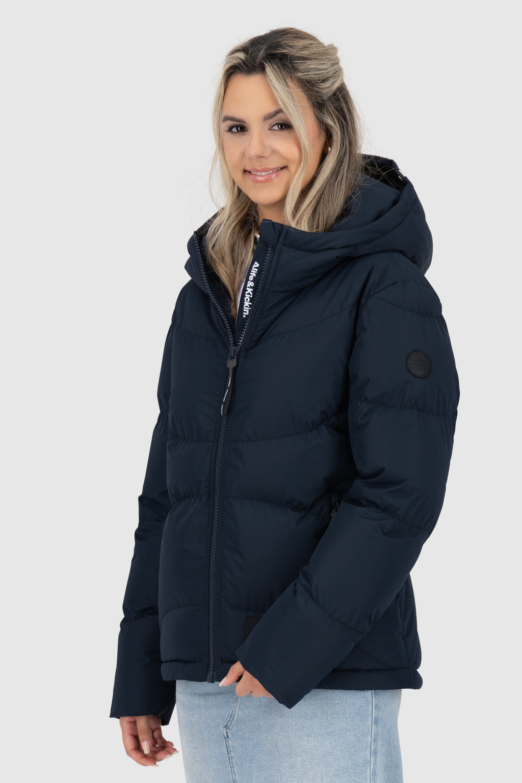ALIFE & KICKIN Damen Winterjacke LeonaAK marine - 2